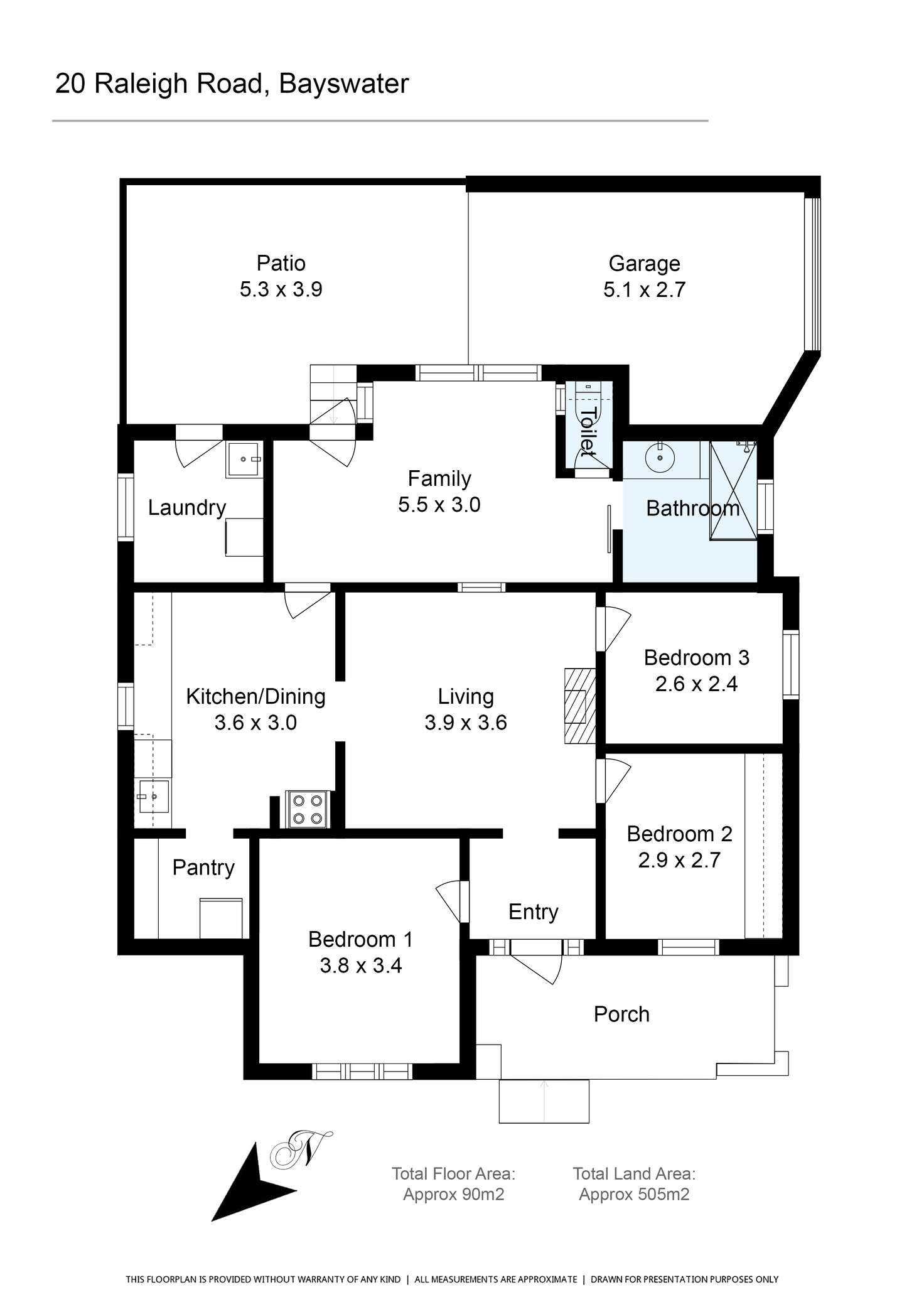 Floorplan of Homely house listing, 20 Raleigh Road, Bayswater WA 6053
