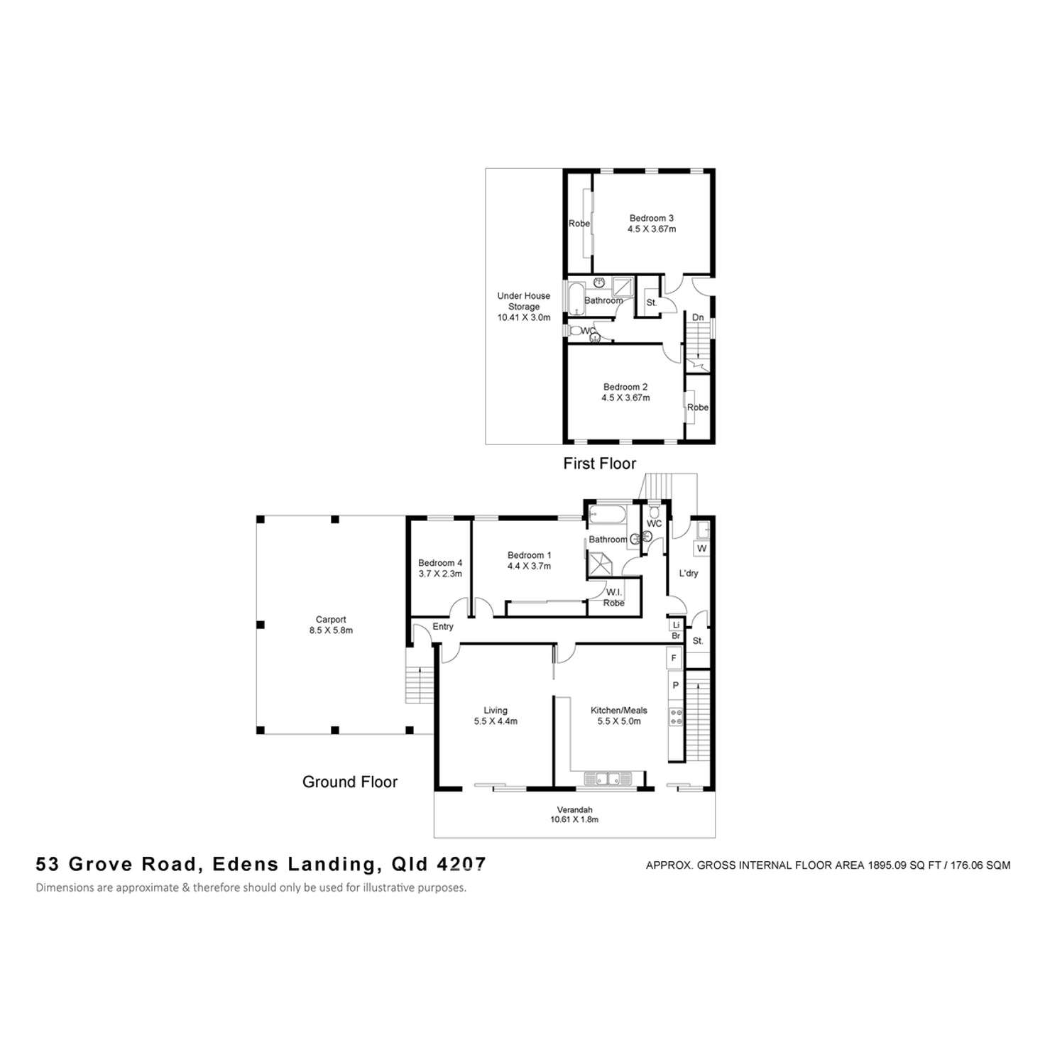 Floorplan of Homely house listing, 53 Grove Road, Edens Landing QLD 4207