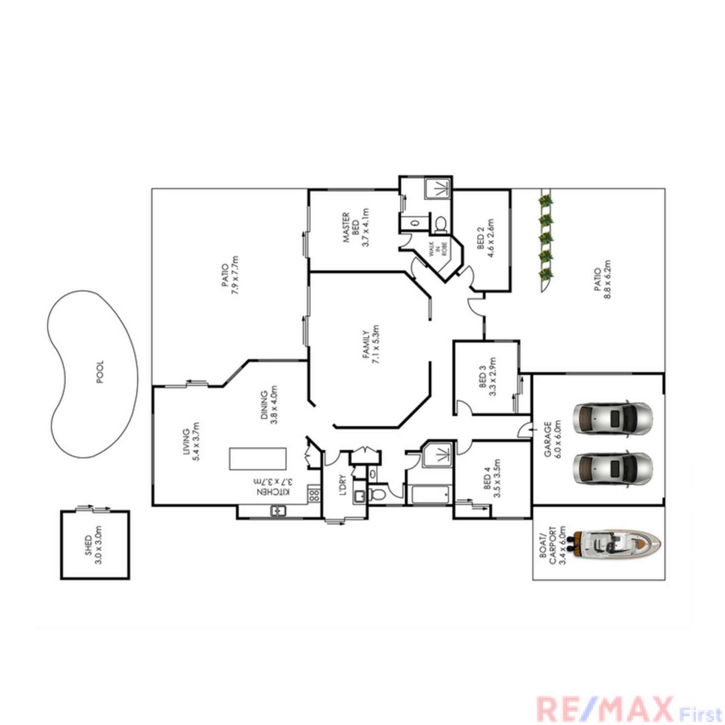 Floorplan of Homely house listing, 16 Parklands Boulevard, Little Mountain QLD 4551