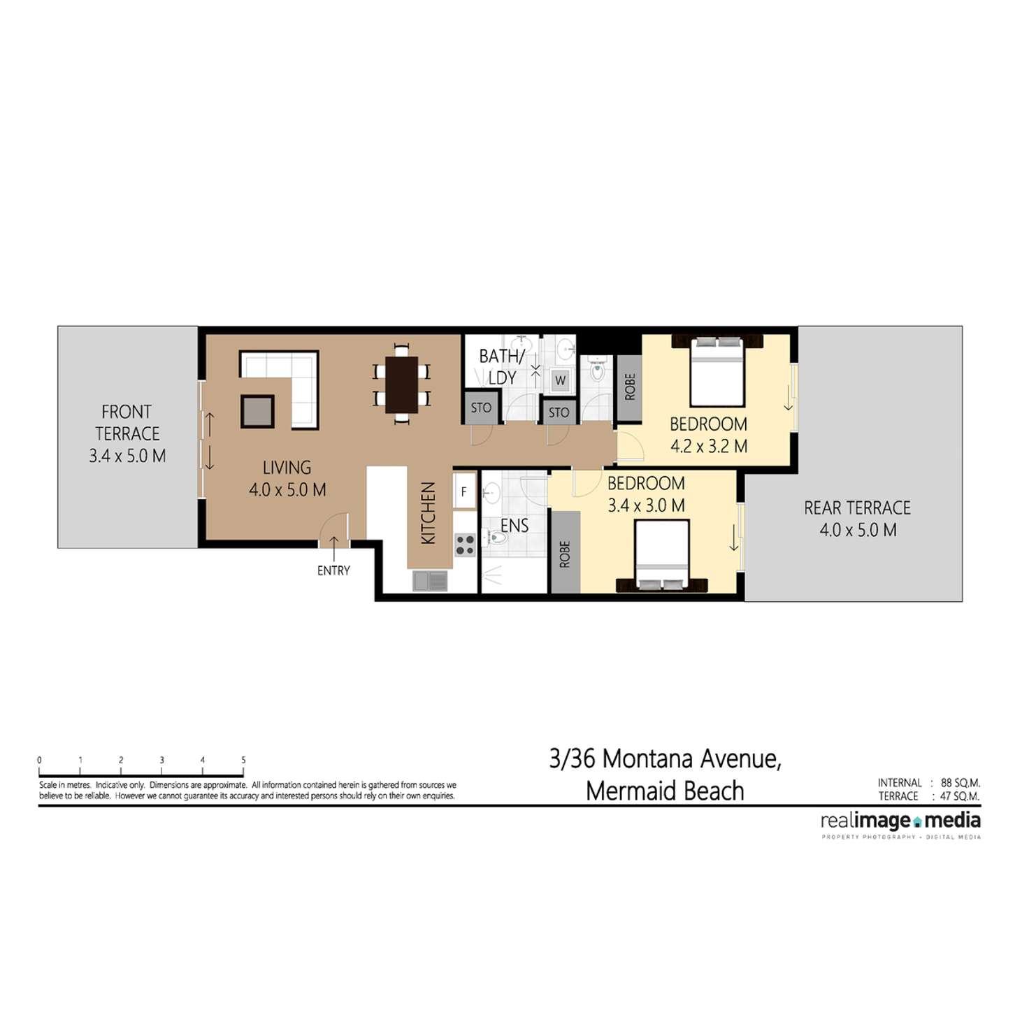 Floorplan of Homely apartment listing, 3/36 Montana Road, Mermaid Beach QLD 4218