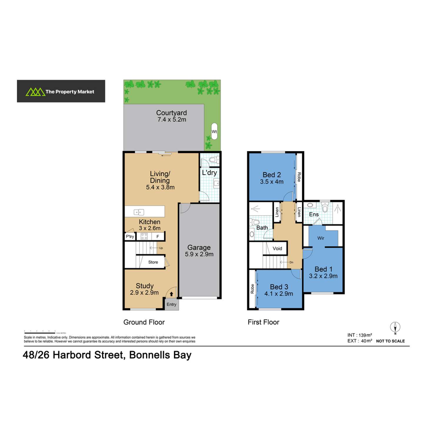 Floorplan of Homely townhouse listing, 48/26 Harbord Street, Bonnells Bay NSW 2264