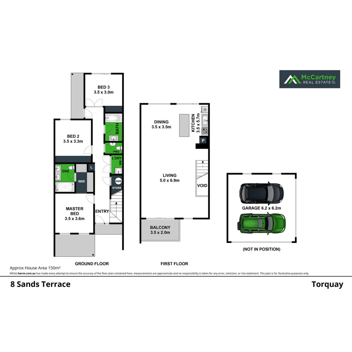 Floorplan of Homely townhouse listing, 8 Sands Terrace, Torquay VIC 3228