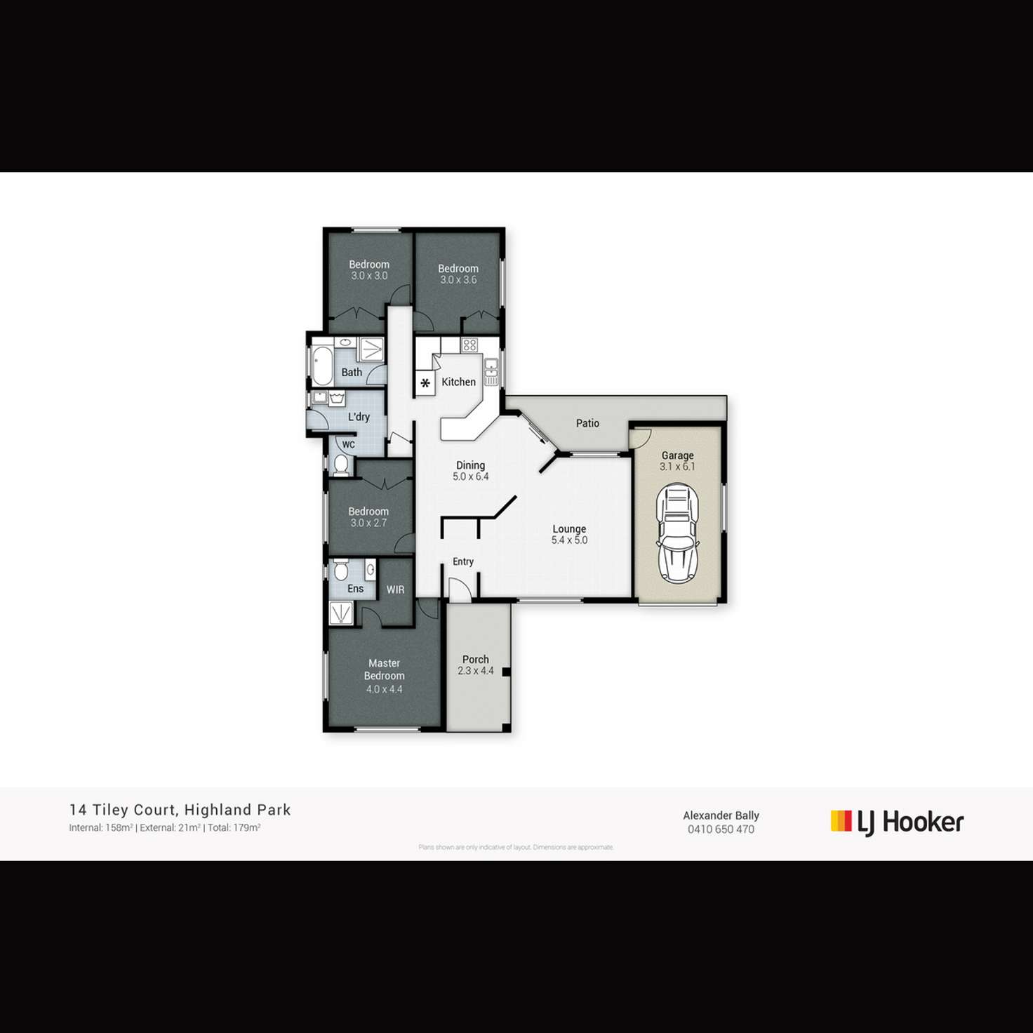 Floorplan of Homely house listing, 14 Tiley Court, Highland Park QLD 4211