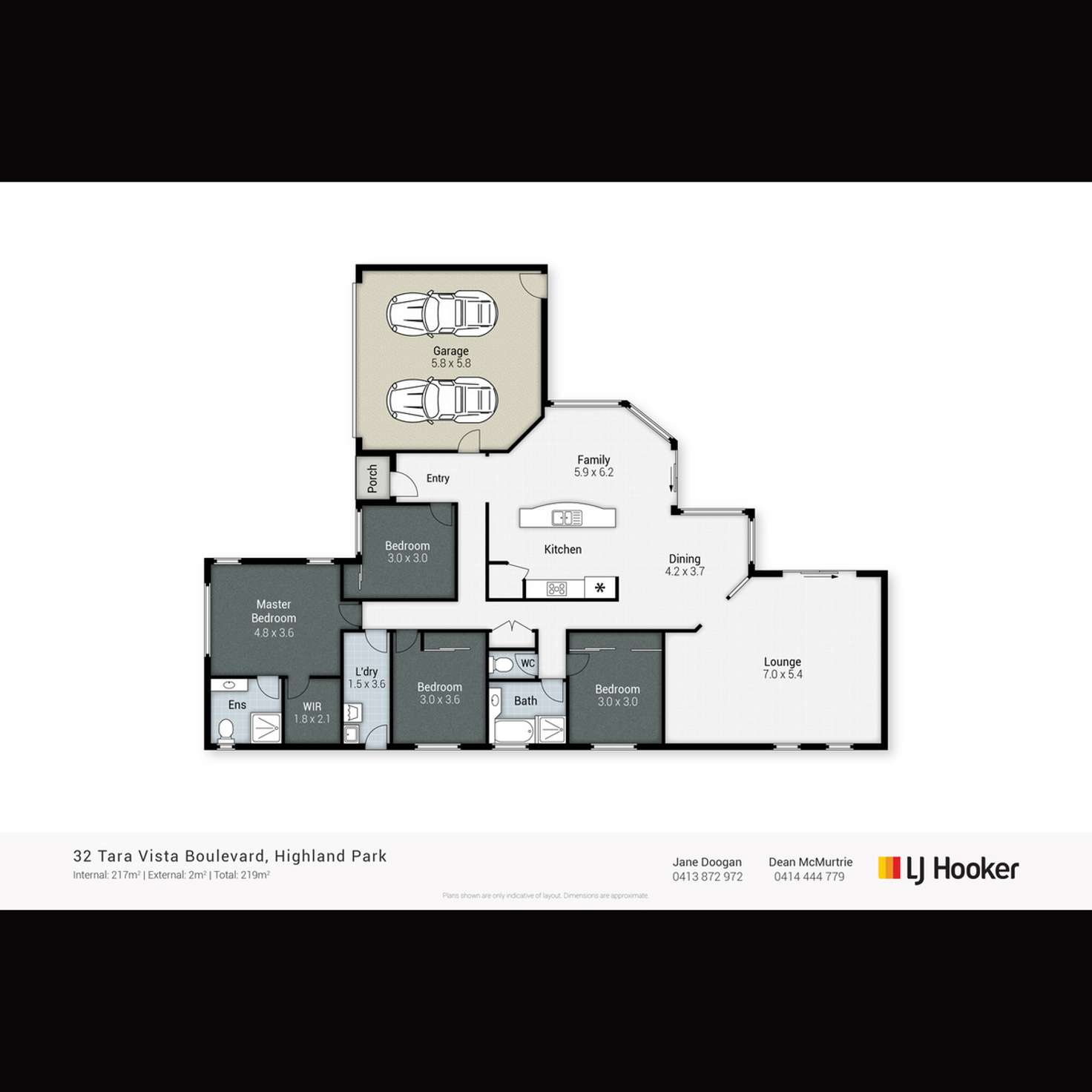 Floorplan of Homely house listing, 32 Tara Vista Boulevard, Highland Park QLD 4211