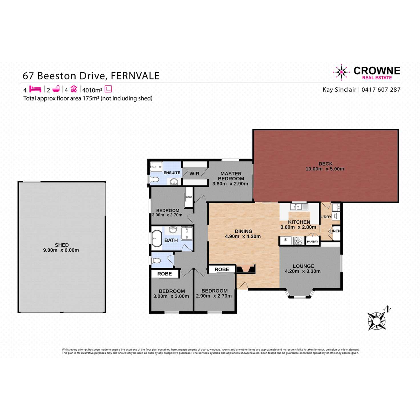 Floorplan of Homely house listing, 67 Beeston Drive, Fernvale QLD 4306