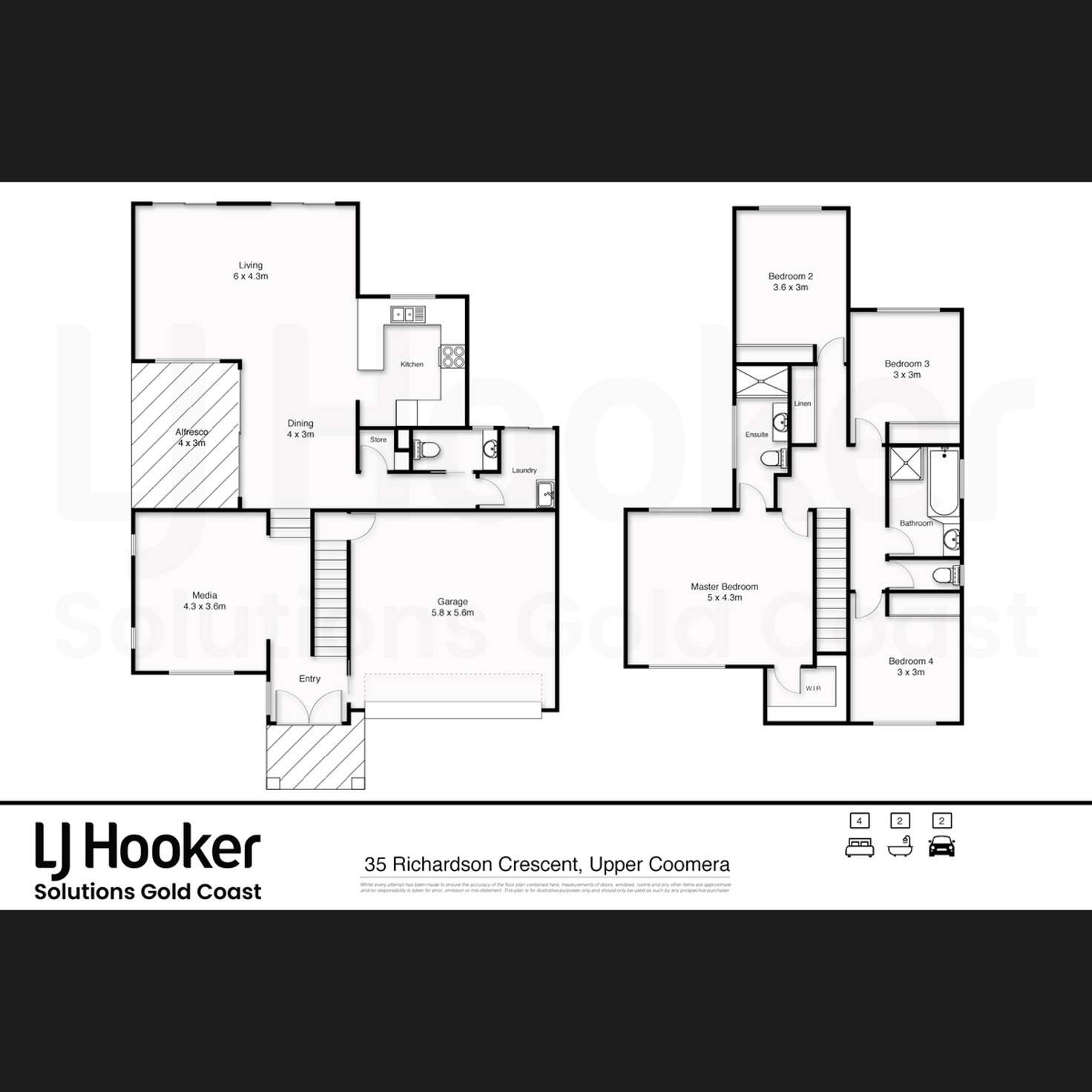Floorplan of Homely house listing, 35 Richardson Crescent, Upper Coomera QLD 4209