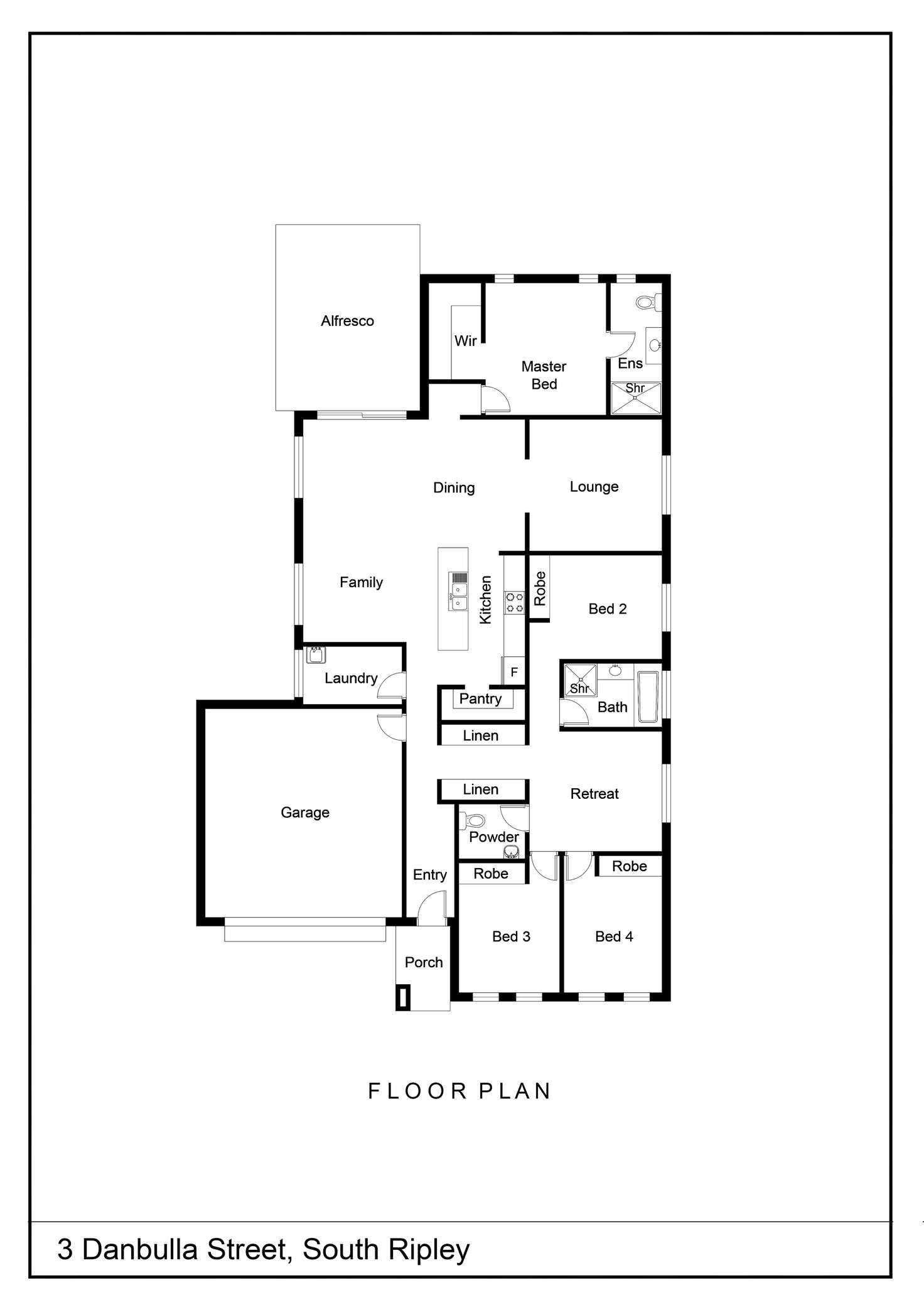 Floorplan of Homely house listing, 3 Danbulla Street, South Ripley QLD 4306
