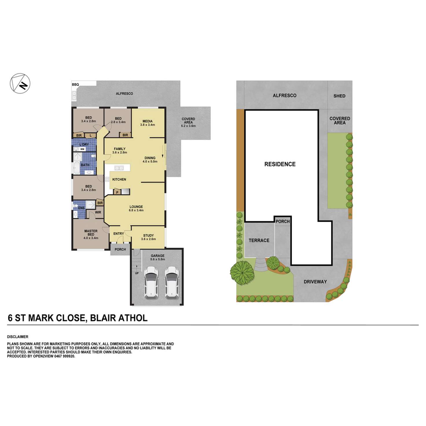 Floorplan of Homely house listing, 6 St Mark Close, Blair Athol NSW 2560
