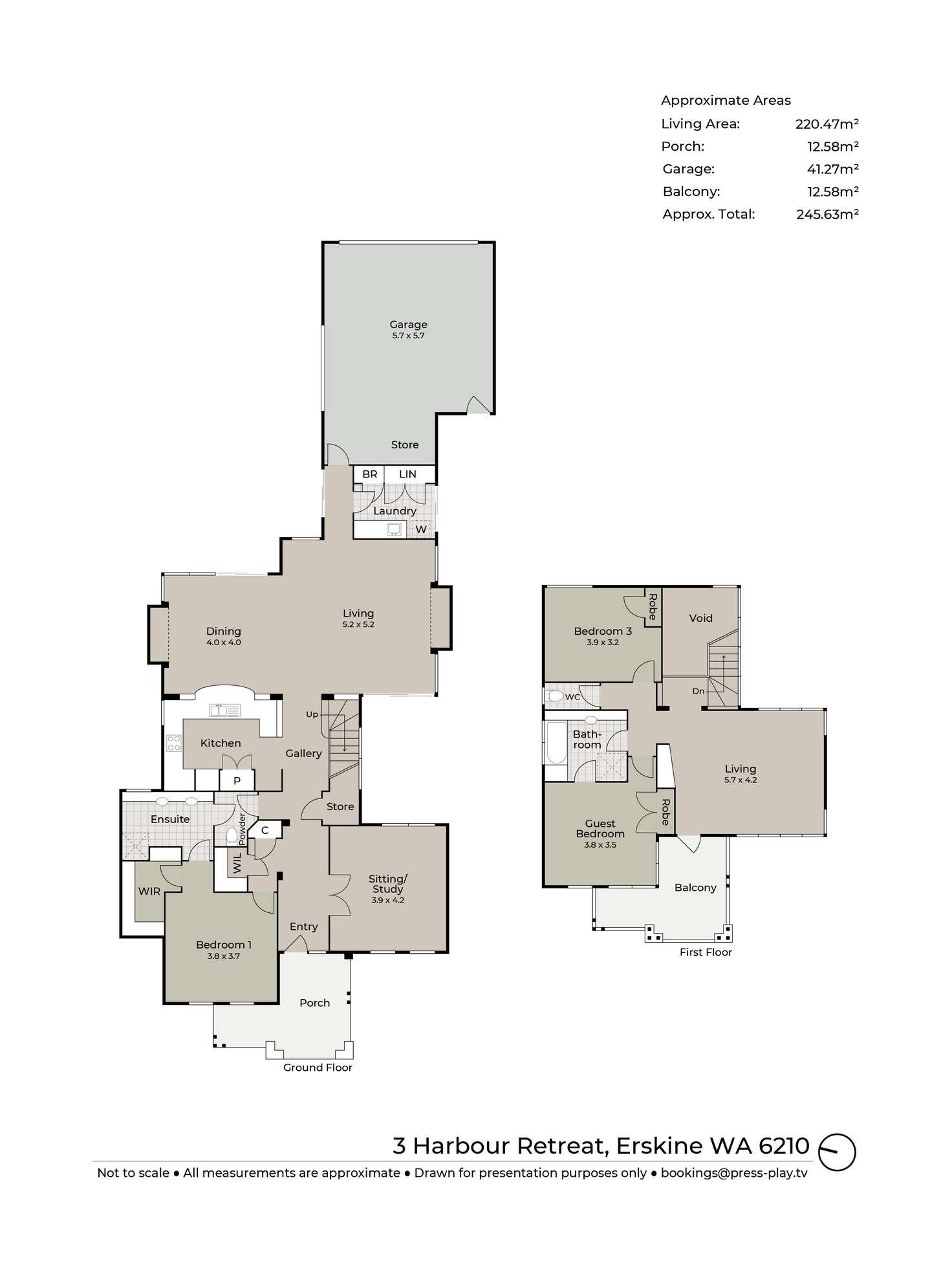 Floorplan of Homely house listing, 3 Harbour Retreat, Erskine WA 6210