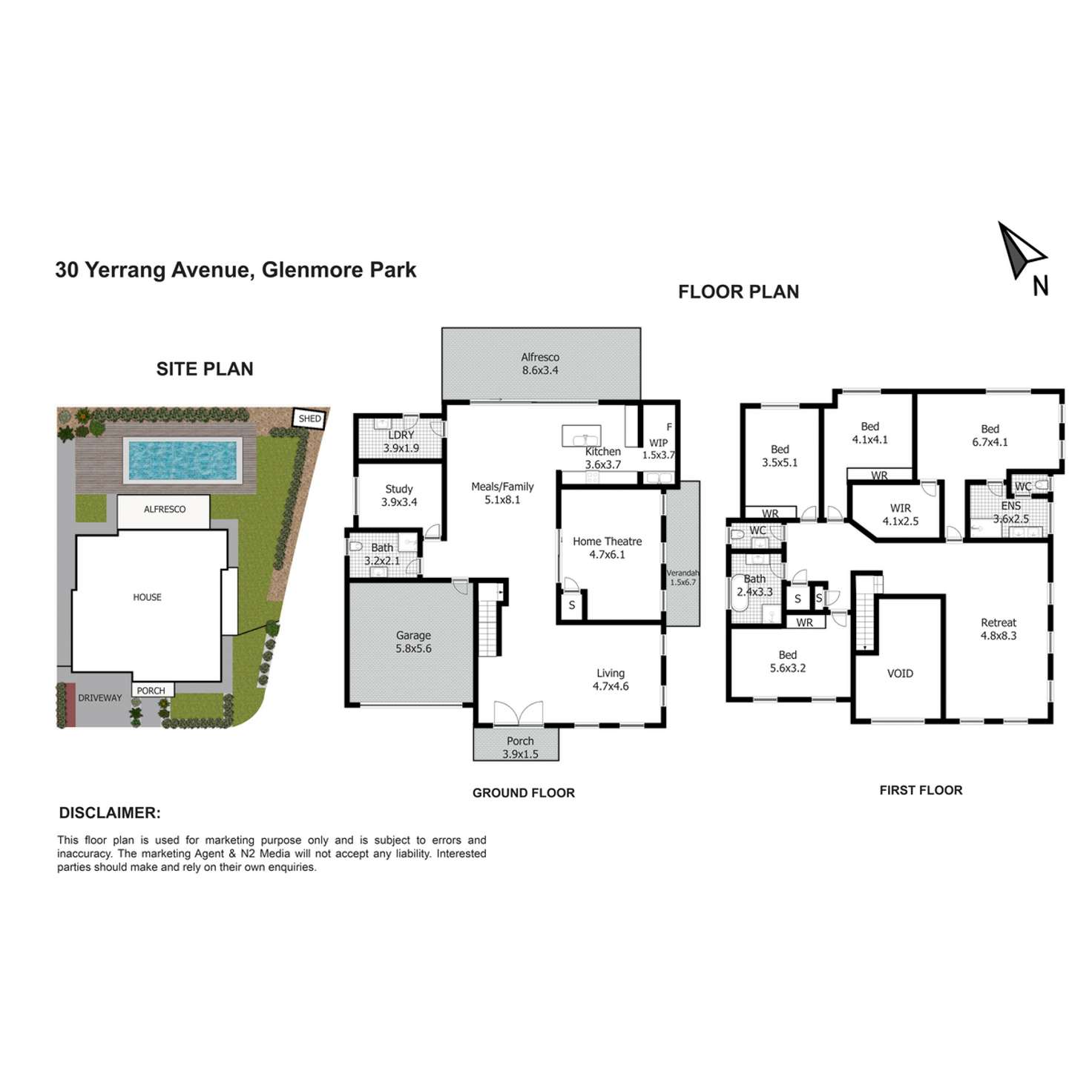 Floorplan of Homely house listing, 30 Yerrang Avenue, Glenmore Park NSW 2745
