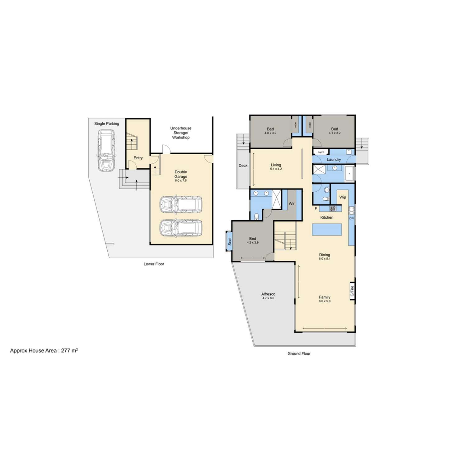 Floorplan of Homely house listing, 4 Edith Place, Dromana VIC 3936