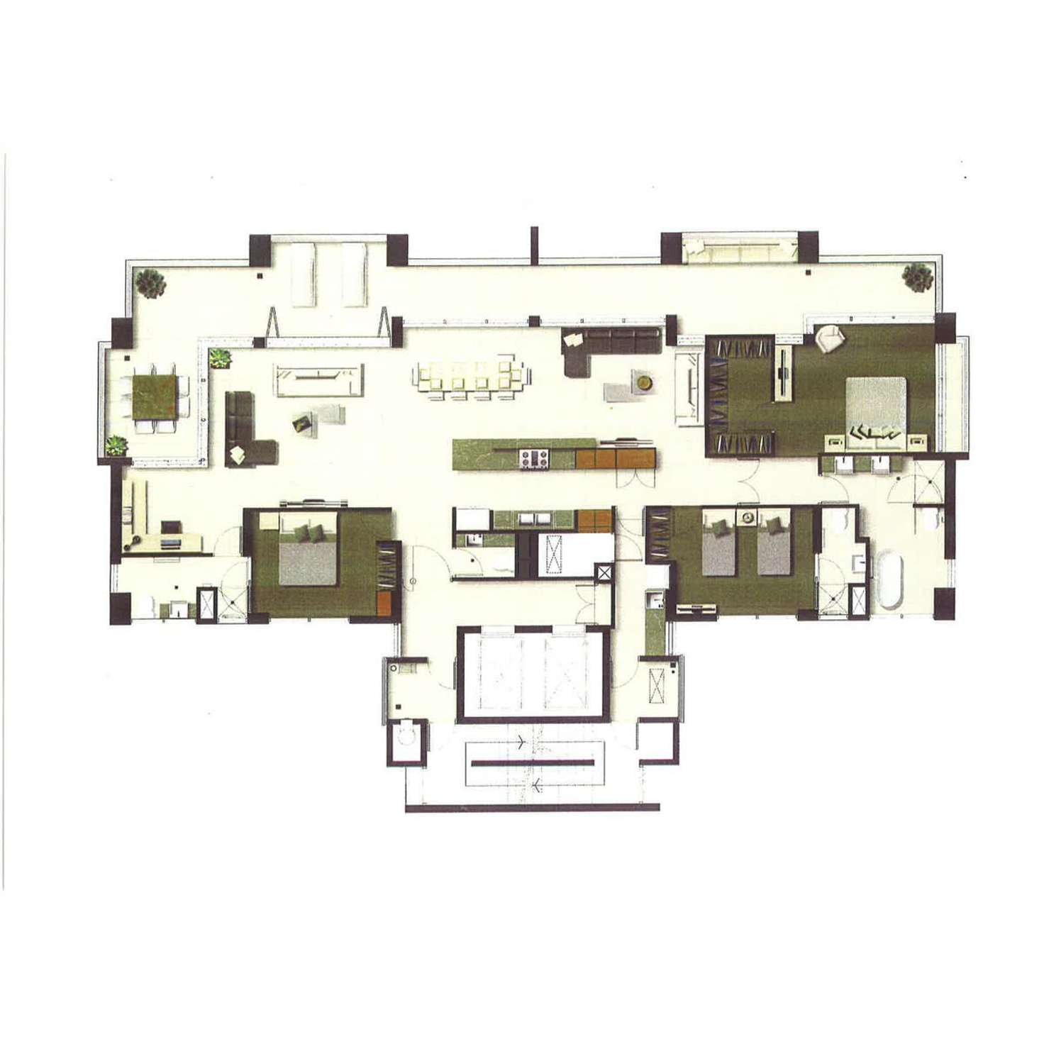 Floorplan of Homely apartment listing, 5/25 Peak Avenue, Main Beach QLD 4217