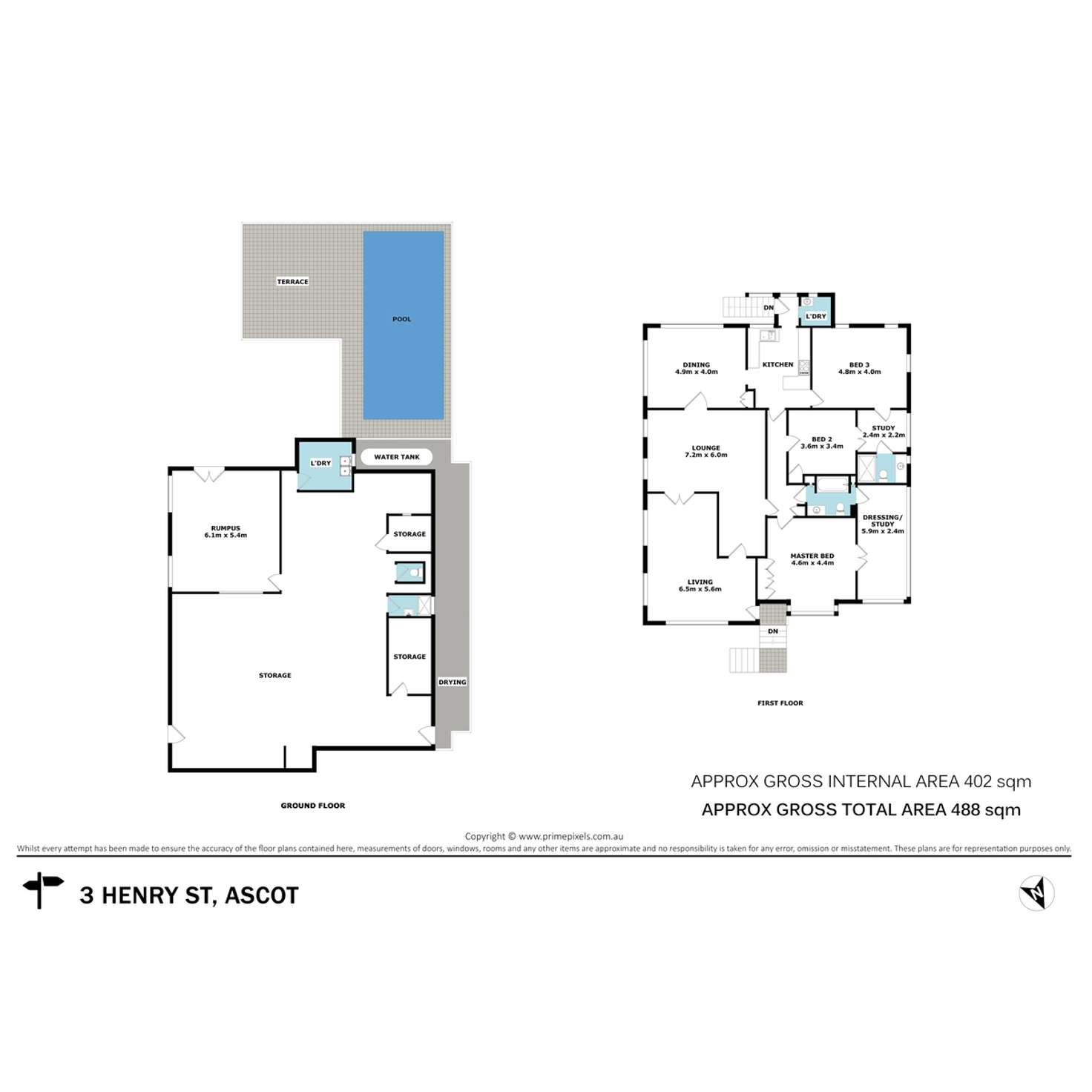 Floorplan of Homely house listing, 3 Henry Street, Ascot QLD 4007