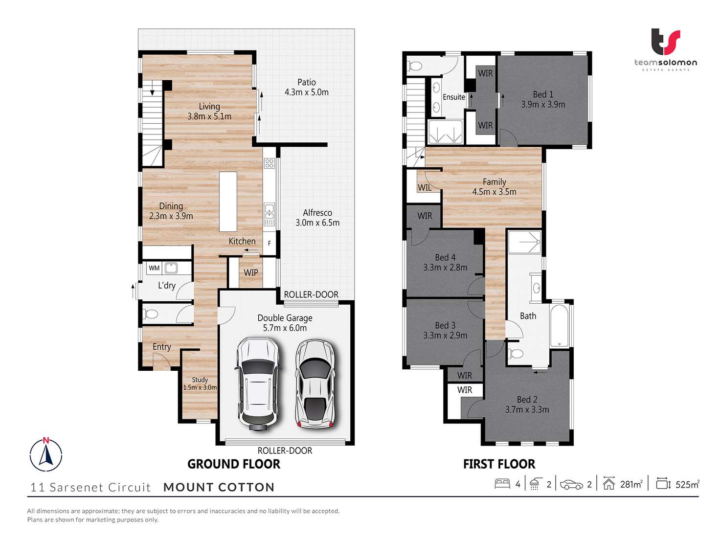 Floorplan of Homely house listing, 11 Sarsenet Circuit, Mount Cotton QLD 4165