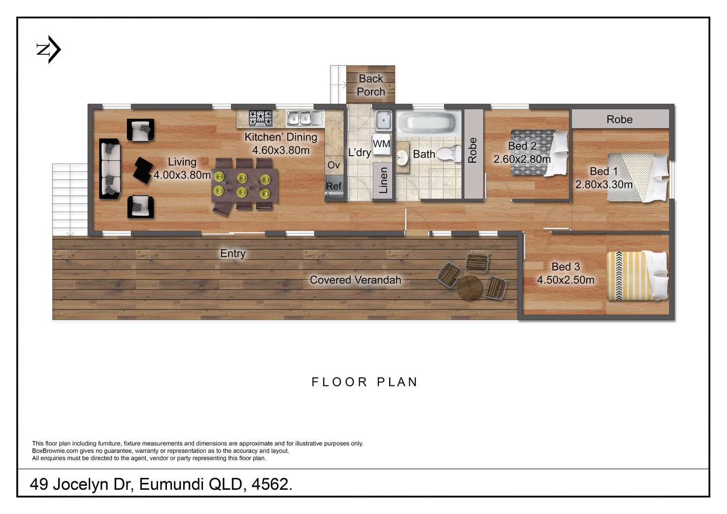 Floorplan of Homely house listing, 49 Jocelyn Drive, Eumundi QLD 4562