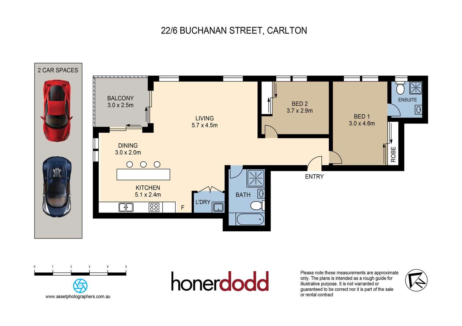 Floorplan of Homely apartment listing, 22/6 Buchanan Street, Carlton NSW 2218