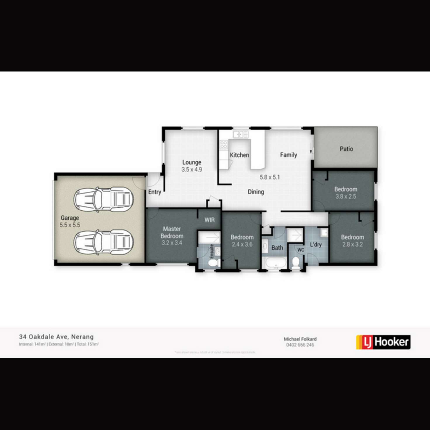Floorplan of Homely house listing, 34 Oakdale Avenue, Nerang QLD 4211