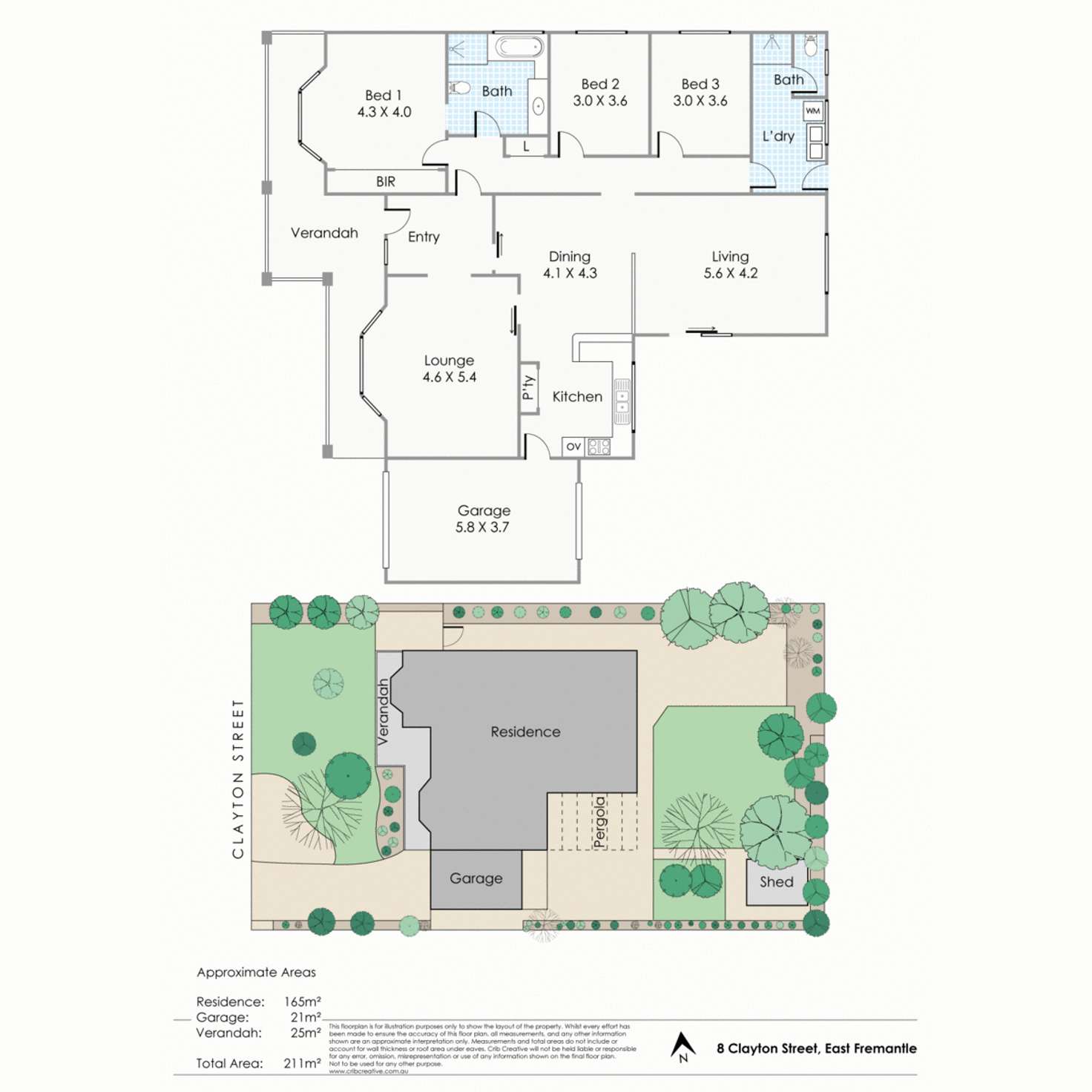 Floorplan of Homely house listing, 8 Clayton Street, East Fremantle WA 6158