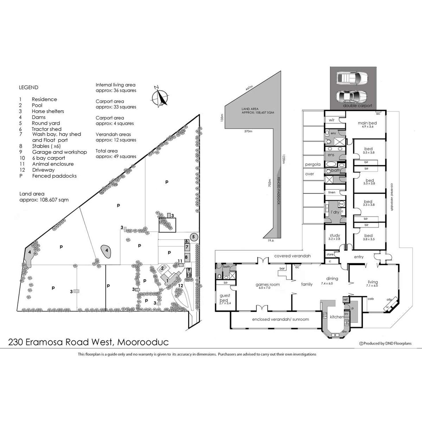 Floorplan of Homely acreageSemiRural listing, 230 Eramosa Road West, Moorooduc VIC 3933