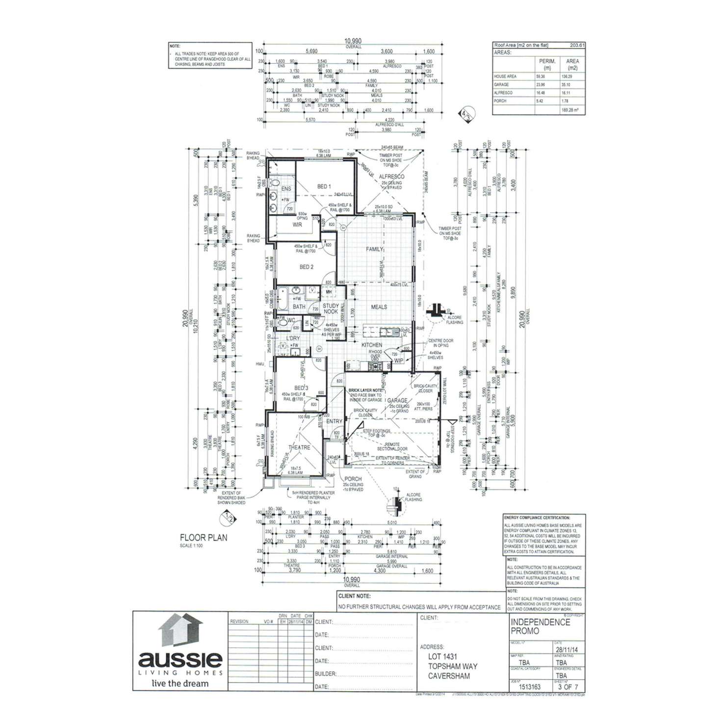 Floorplan of Homely house listing, 12 Topsham Way, Caversham WA 6055