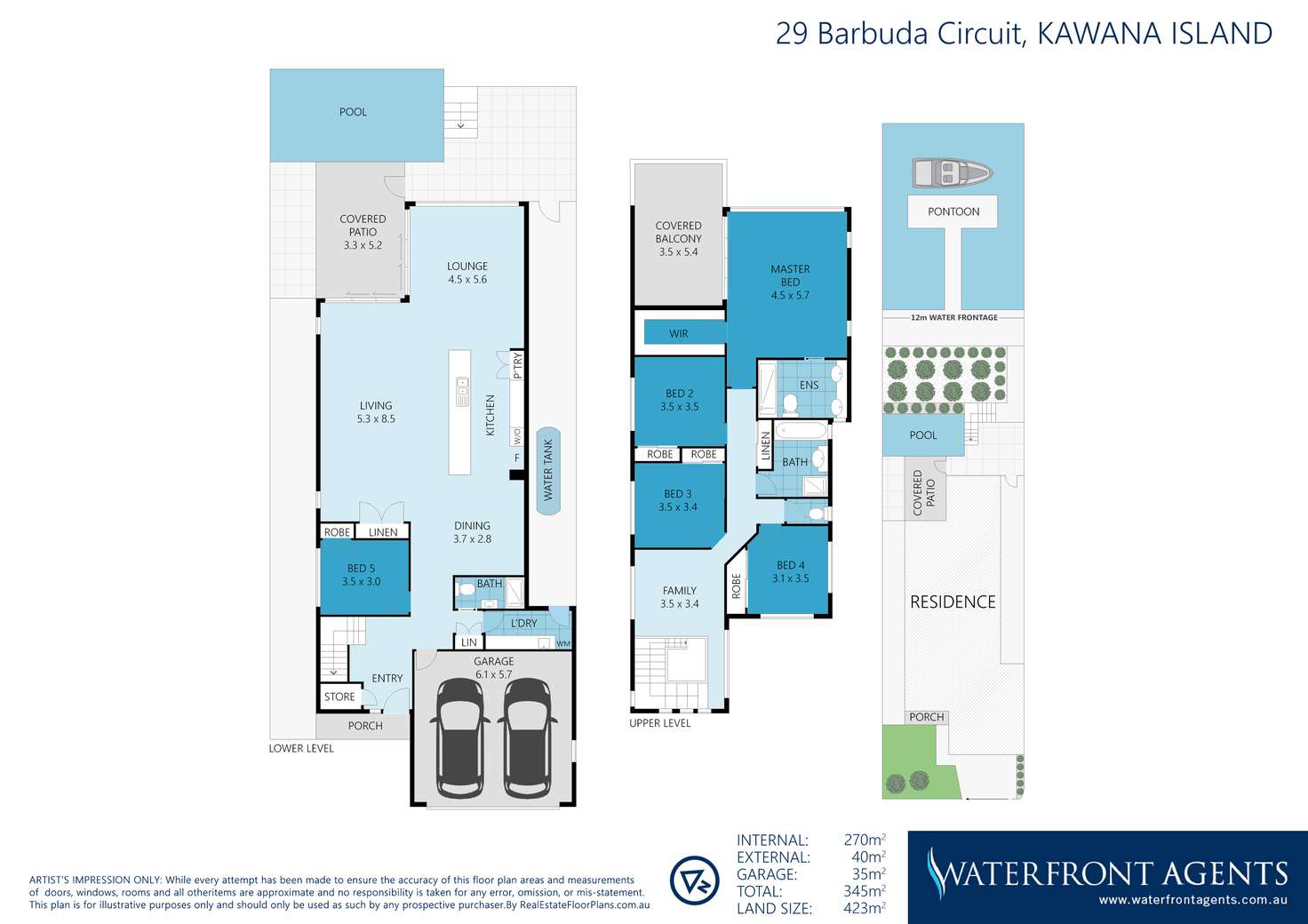 Floorplan of Homely house listing, 29 Barbuda Circuit, Kawana Island QLD 4575