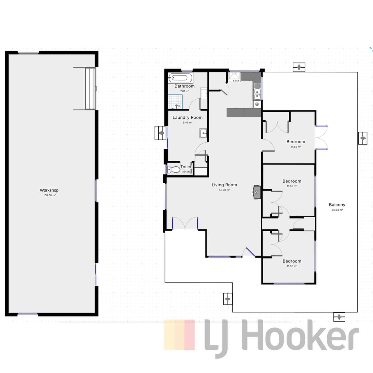Floorplan of Homely house listing, 263 Towie Road (Middlesex), Manjimup WA 6258