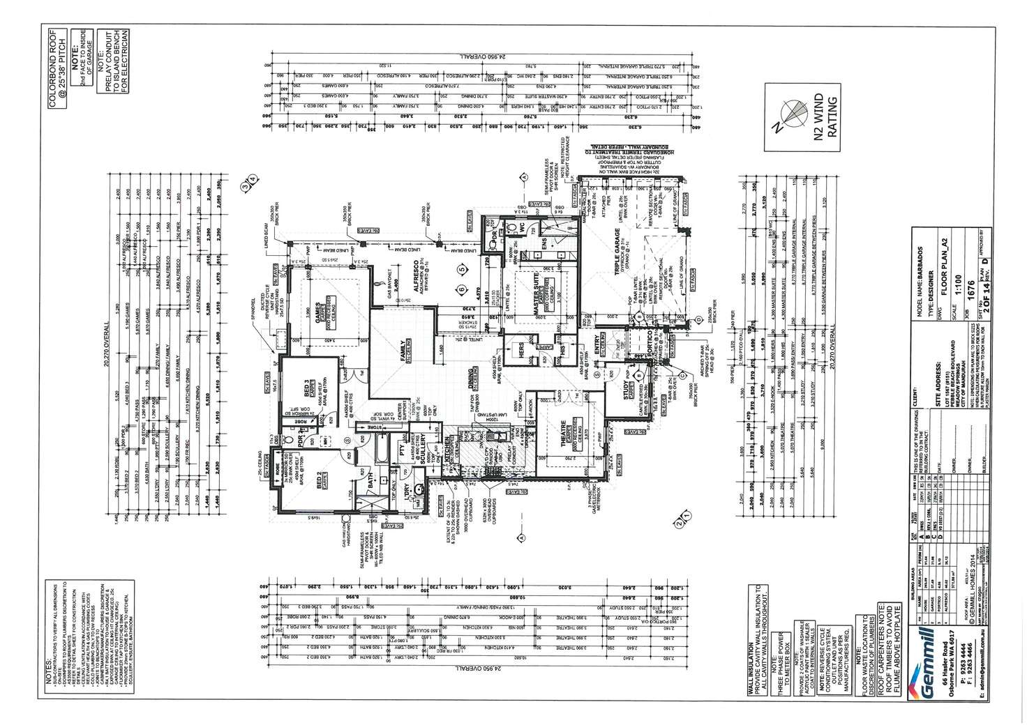 Floorplan of Homely house listing, 151 Pebble Beach Boulevard, Meadow Springs WA 6210