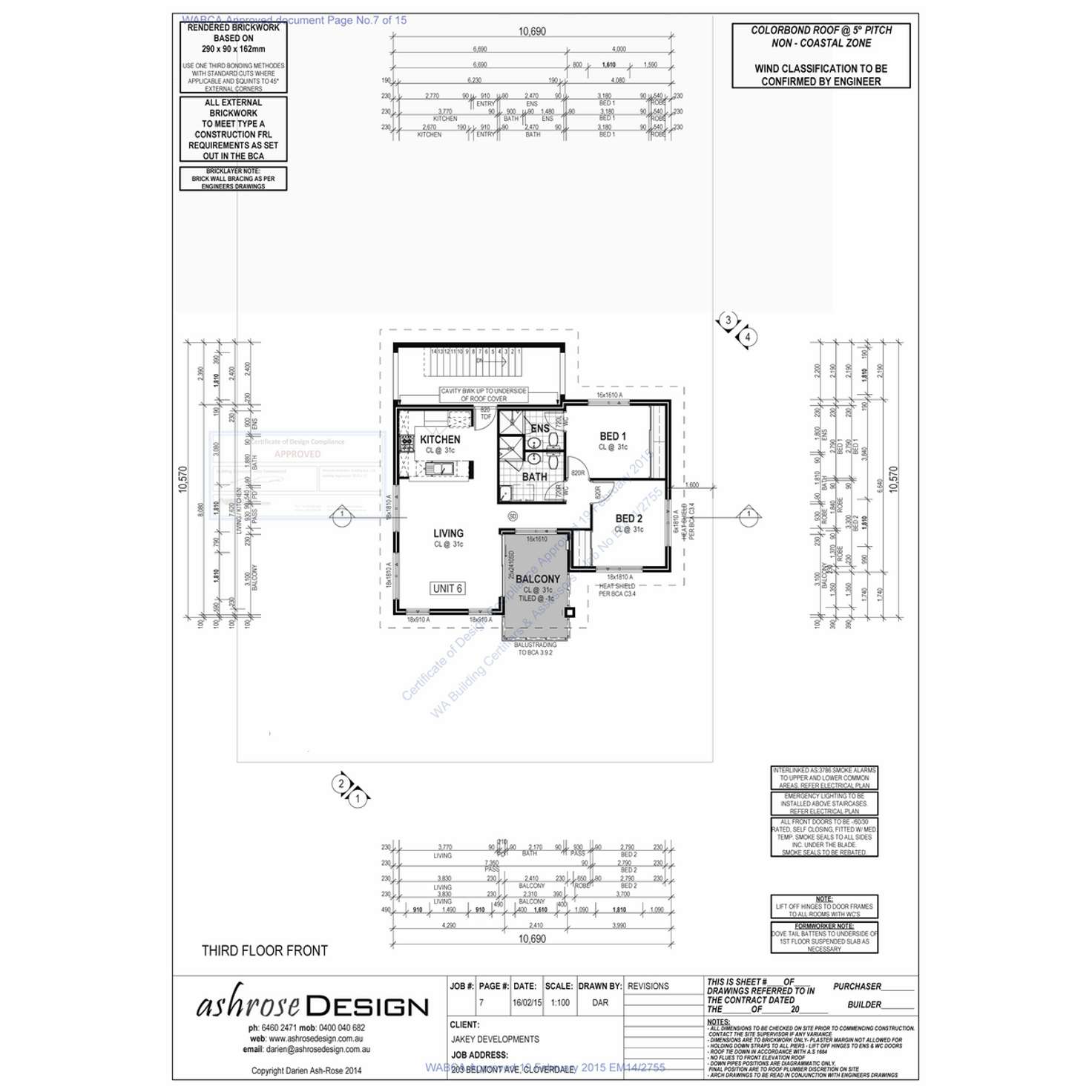 Floorplan of Homely apartment listing, 6/203 Belmont Avenue, Cloverdale WA 6105