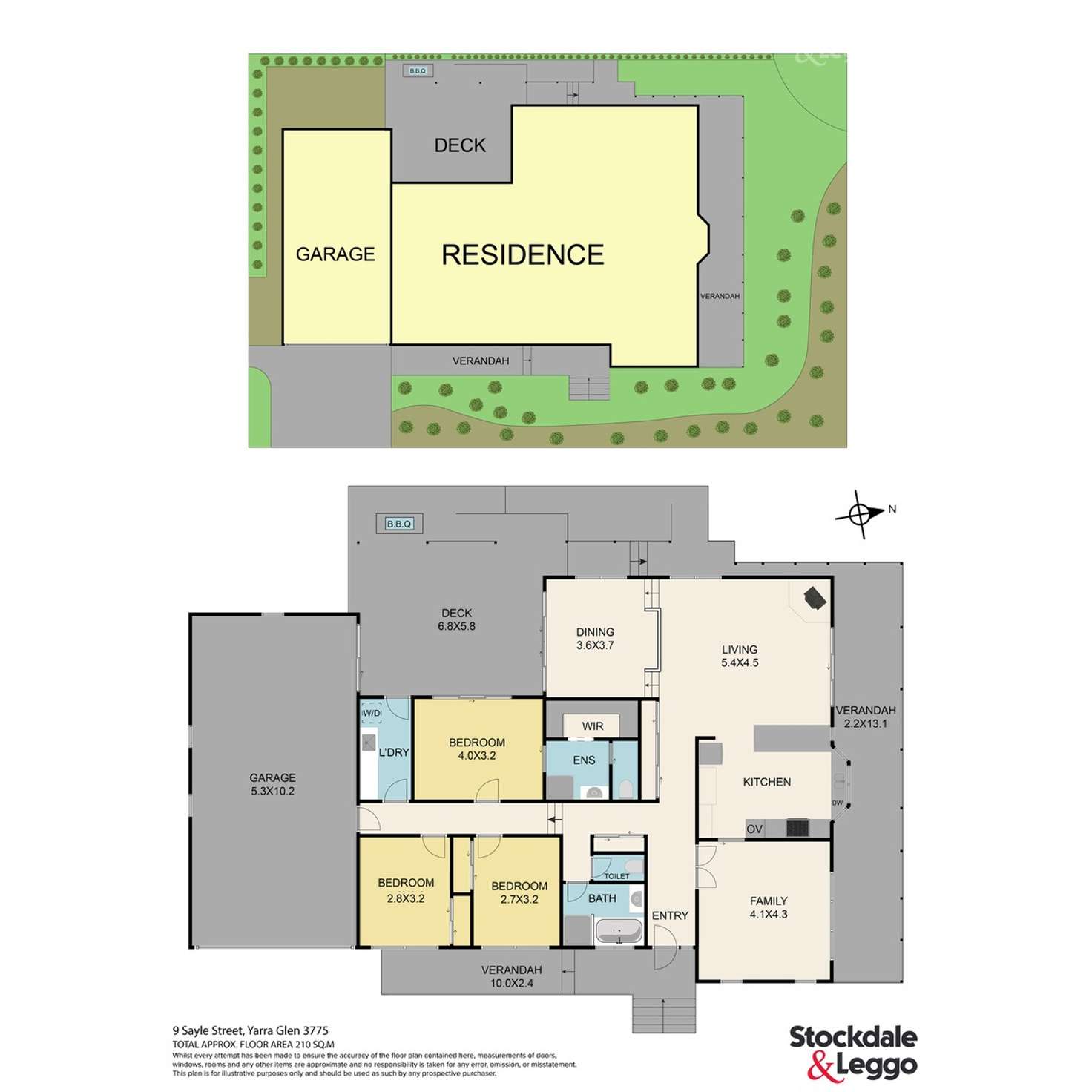 Floorplan of Homely house listing, 9 Sayle Street, Yarra Glen VIC 3775