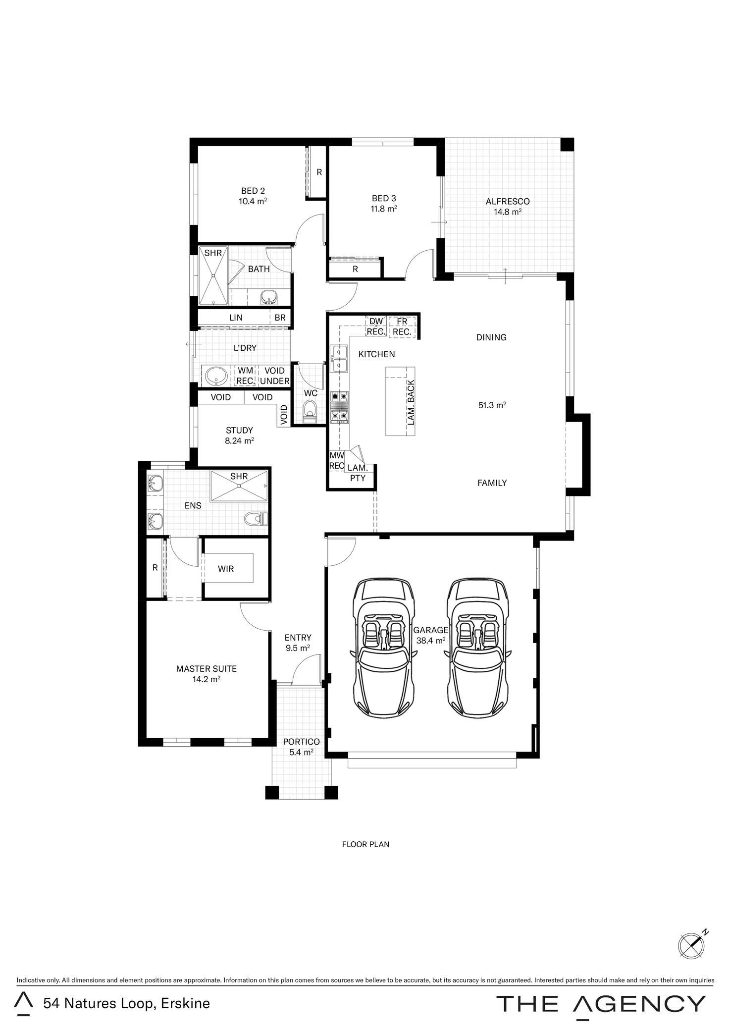 Floorplan of Homely house listing, 54 Natures Loop, Erskine WA 6210