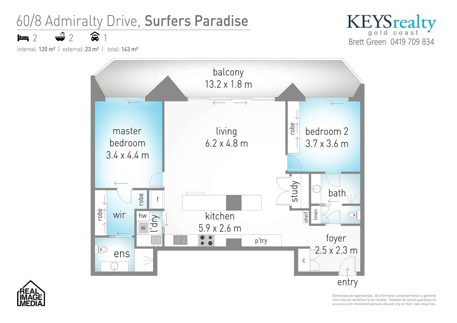 Floorplan of Homely apartment listing, 60/8 Admiralty Drive, Paradise Waters QLD 4217