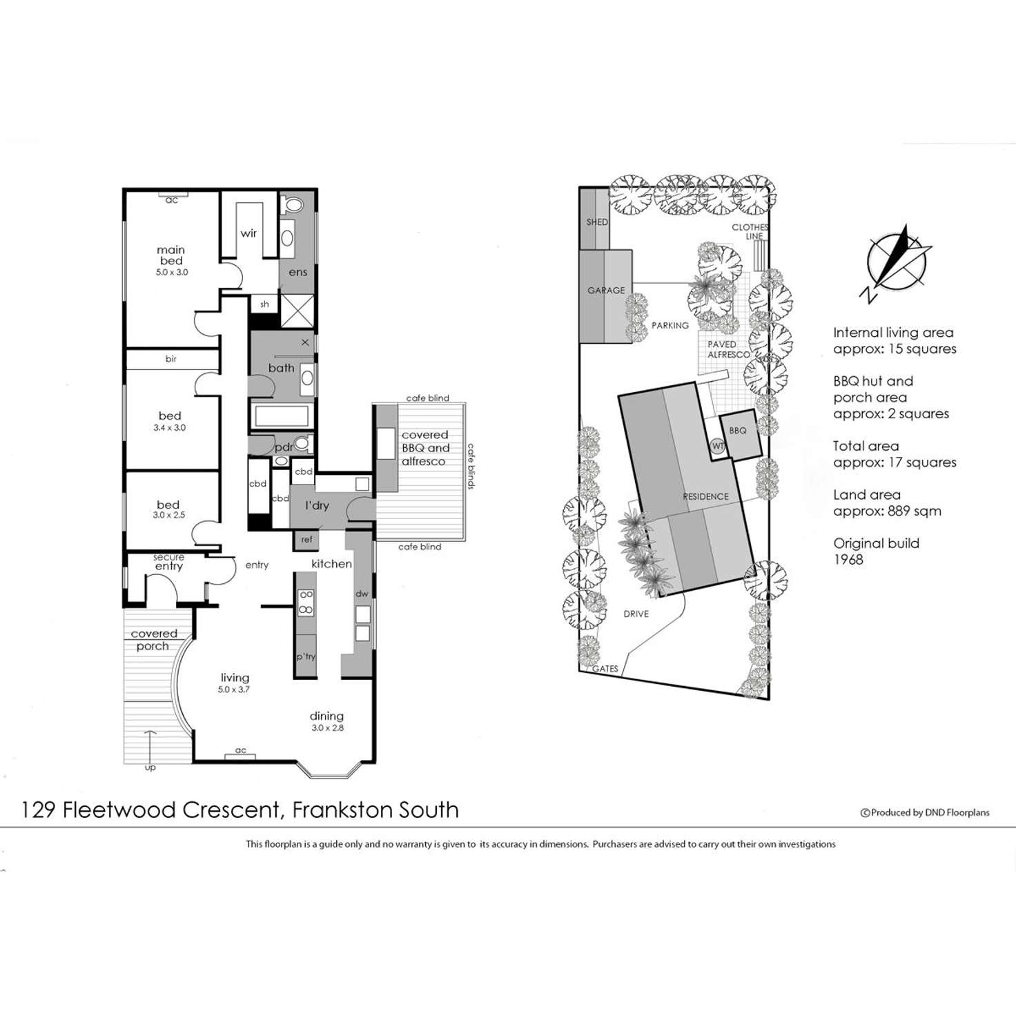 Floorplan of Homely house listing, 129 Fleetwood Crescent, Frankston South VIC 3199