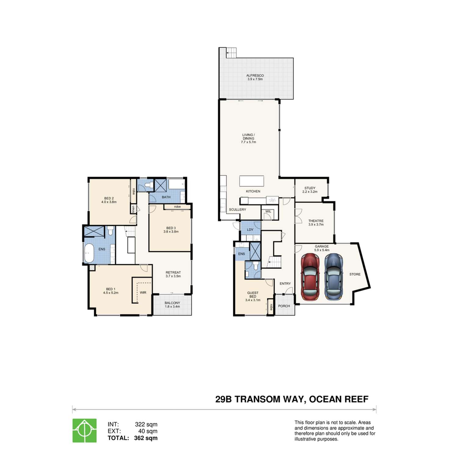 Floorplan of Homely house listing, 29B Transom Way, Ocean Reef WA 6027