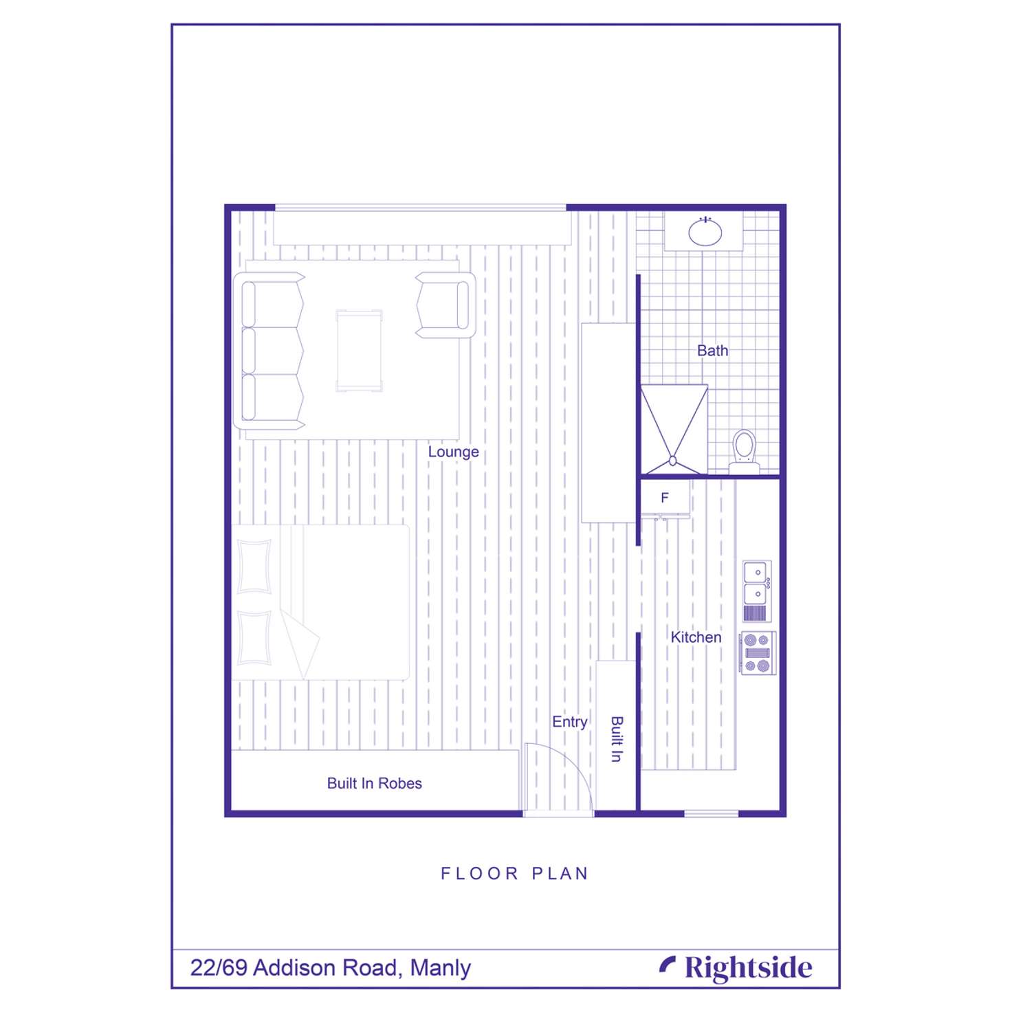 Floorplan of Homely apartment listing, 22/69 Addison Road, Manly NSW 2095