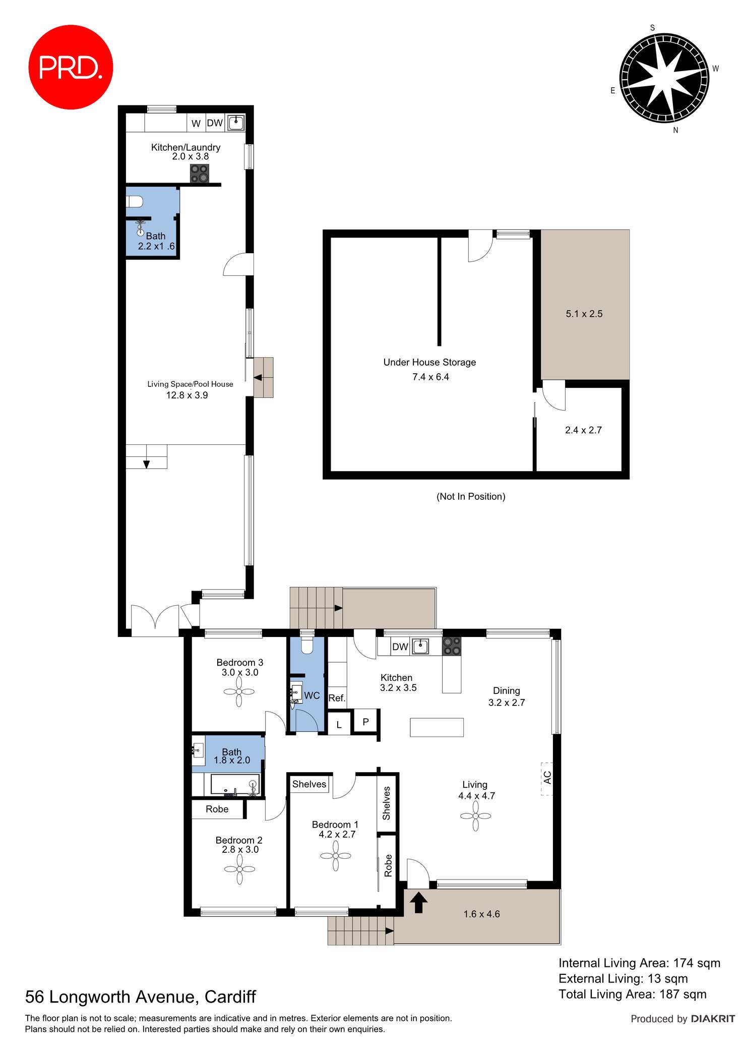 Floorplan of Homely house listing, 56 Longworth Avenue, Cardiff NSW 2285