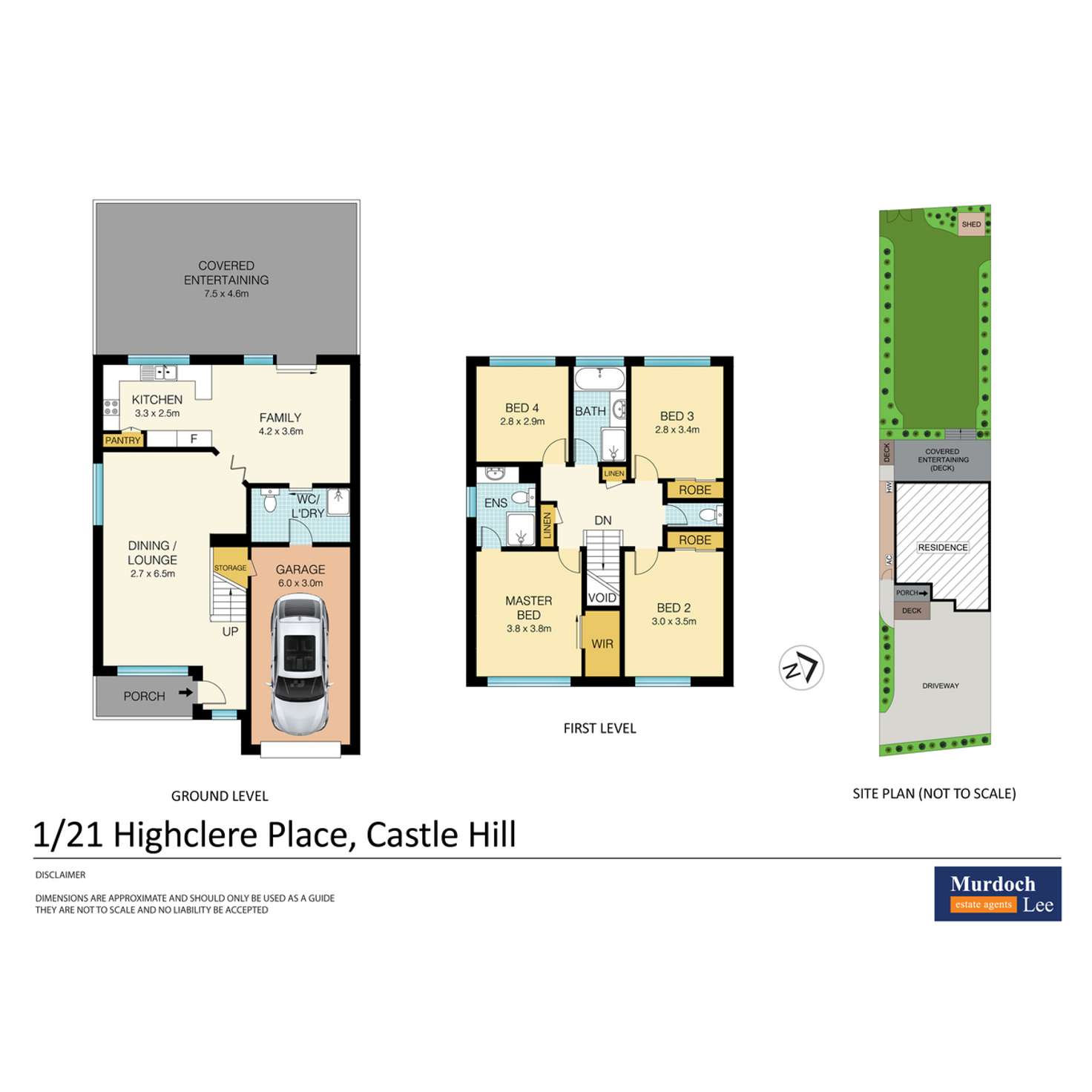 Floorplan of Homely house listing, 1/21 Highclere Place, Castle Hill NSW 2154