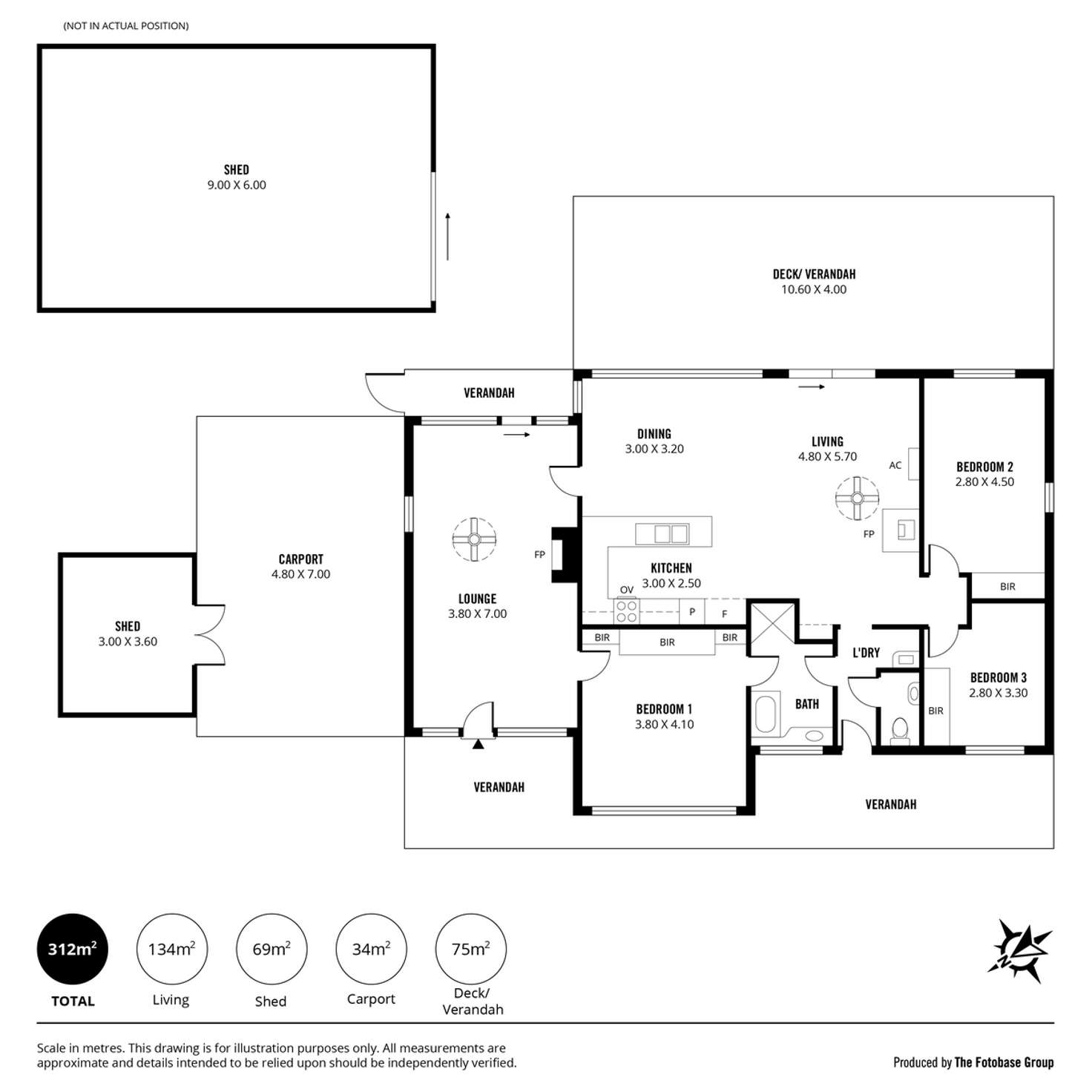 Floorplan of Homely house listing, 78 Wilpena Terrace, Aldgate SA 5154