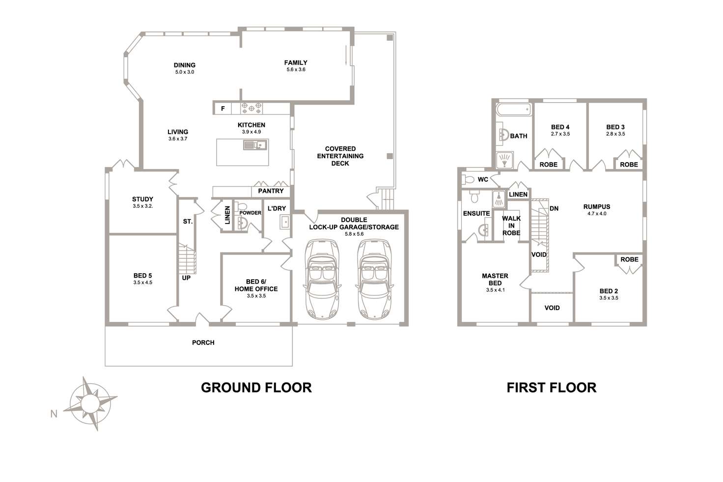 Floorplan of Homely house listing, 55 Excelsior Road, Mount Colah NSW 2079