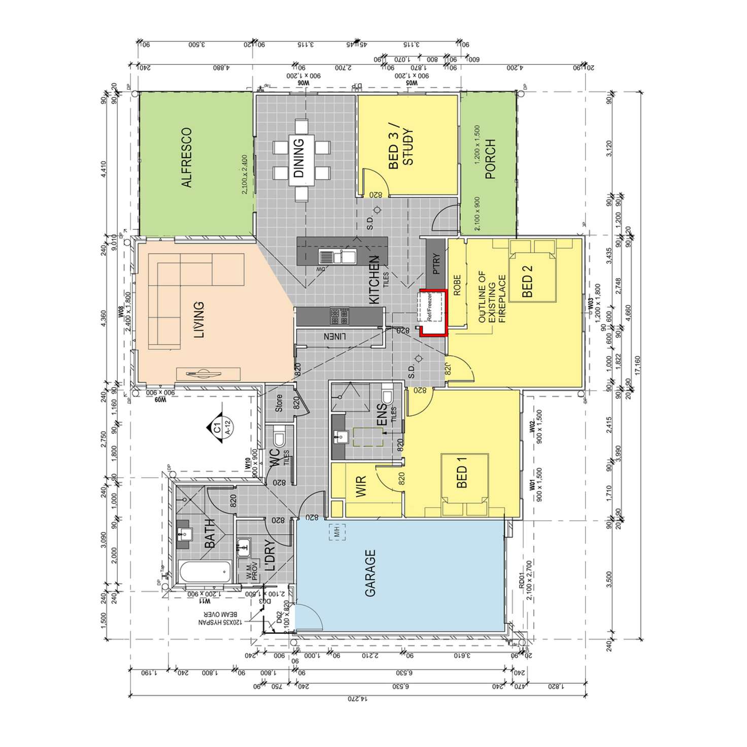 Floorplan of Homely house listing, 125 Stawell Street, Sale VIC 3850