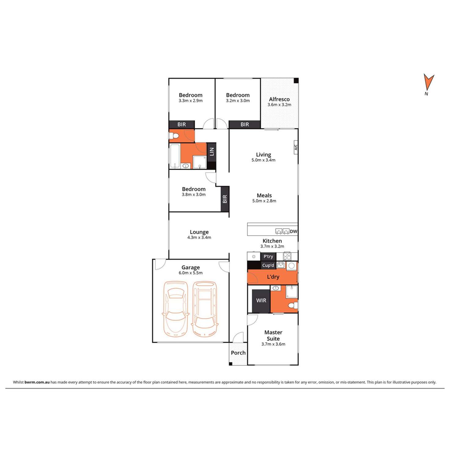 Floorplan of Homely house listing, 60 Naturaliste Way, Armstrong Creek VIC 3217