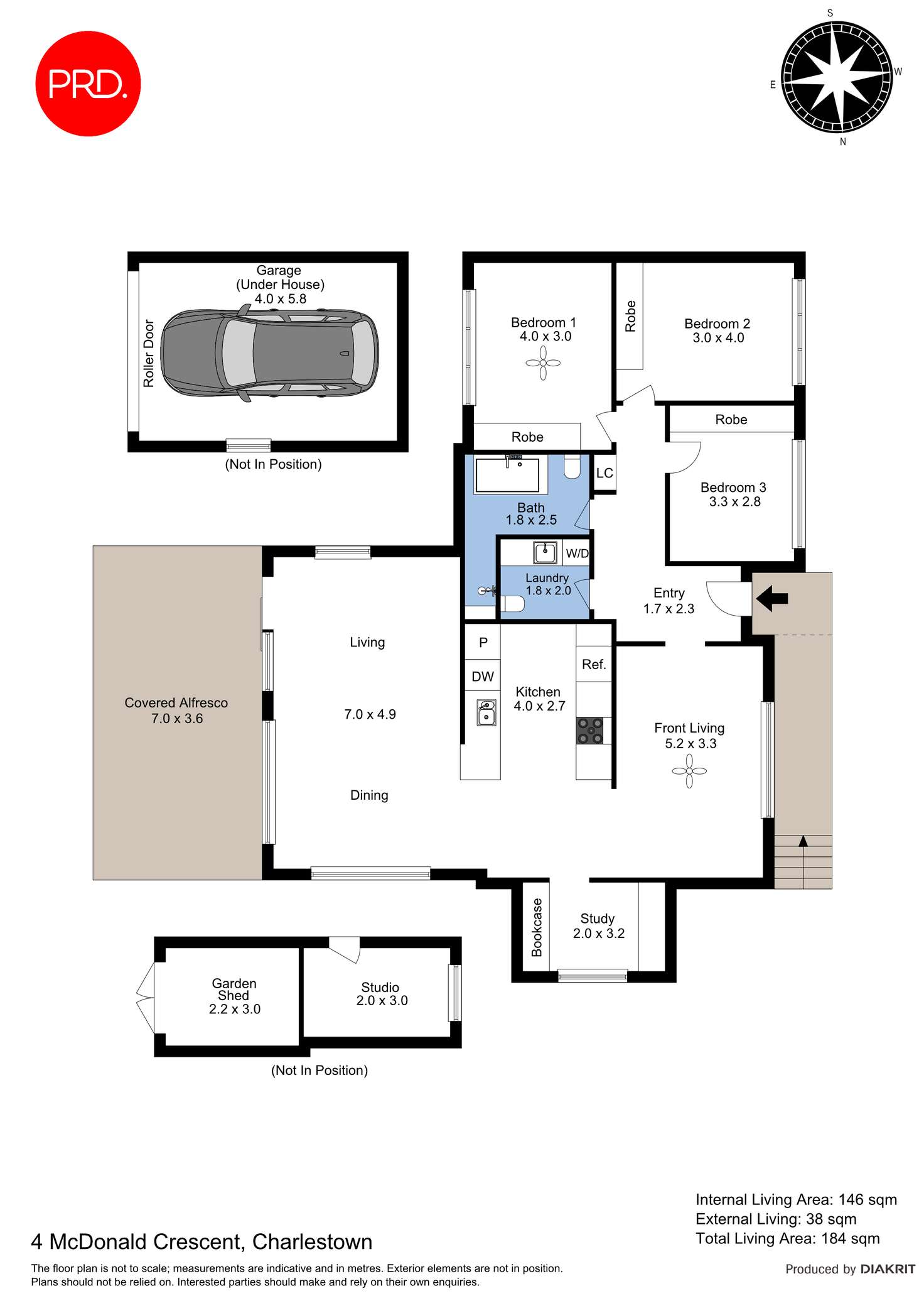 Floorplan of Homely house listing, 4 McDonald Crescent, Charlestown NSW 2290