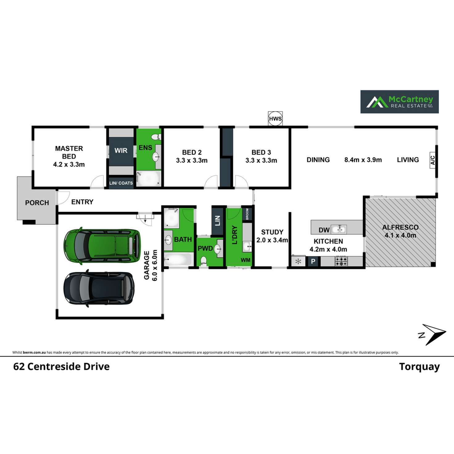 Floorplan of Homely house listing, 62 Centreside Drive, Torquay VIC 3228