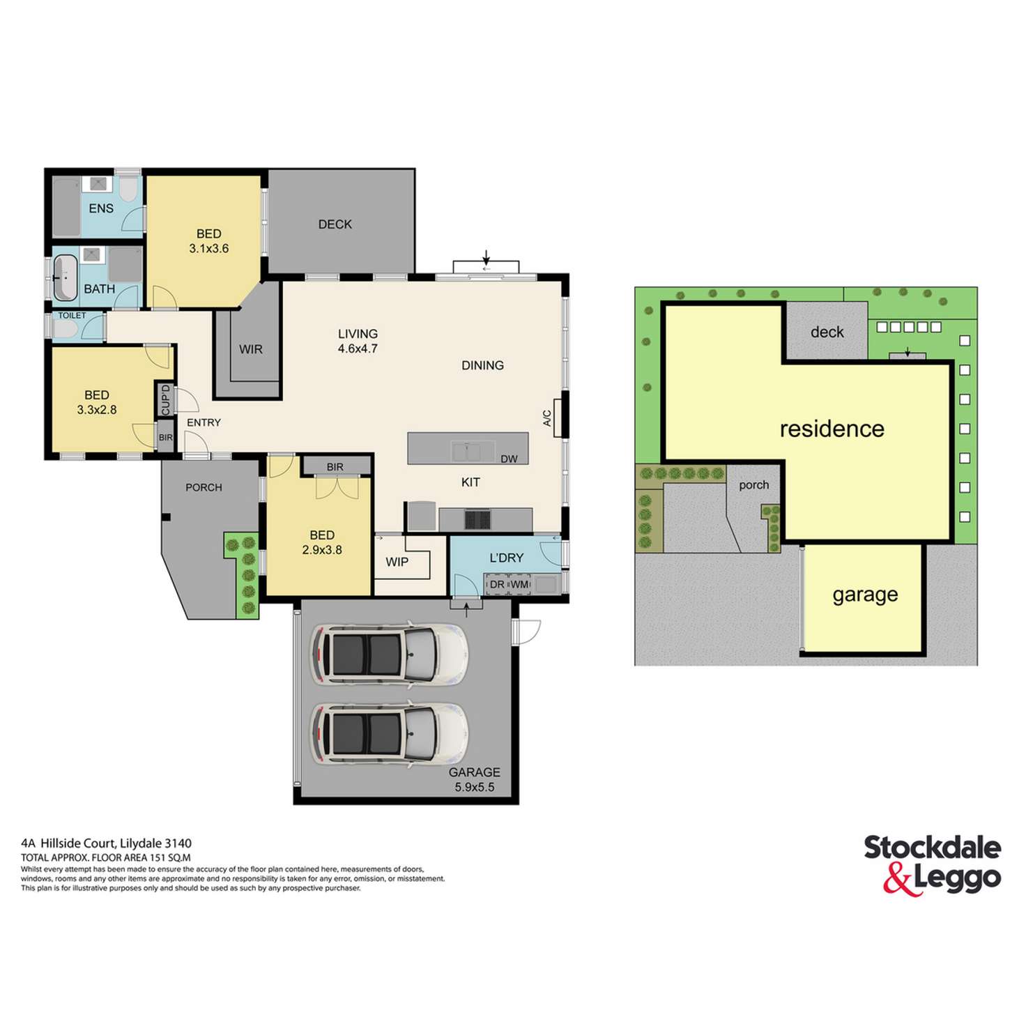 Floorplan of Homely house listing, 4A Hillside Court, Lilydale VIC 3140