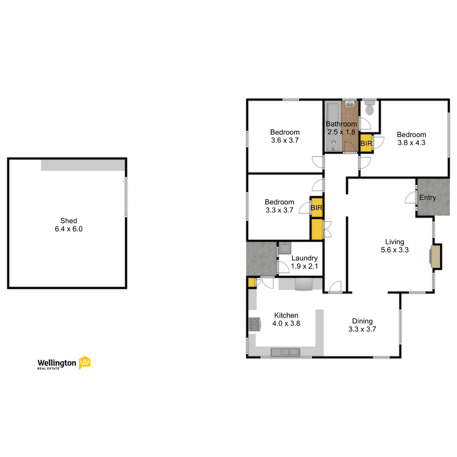 Floorplan of Homely unit listing, 1/140 Market Street, Sale VIC 3850