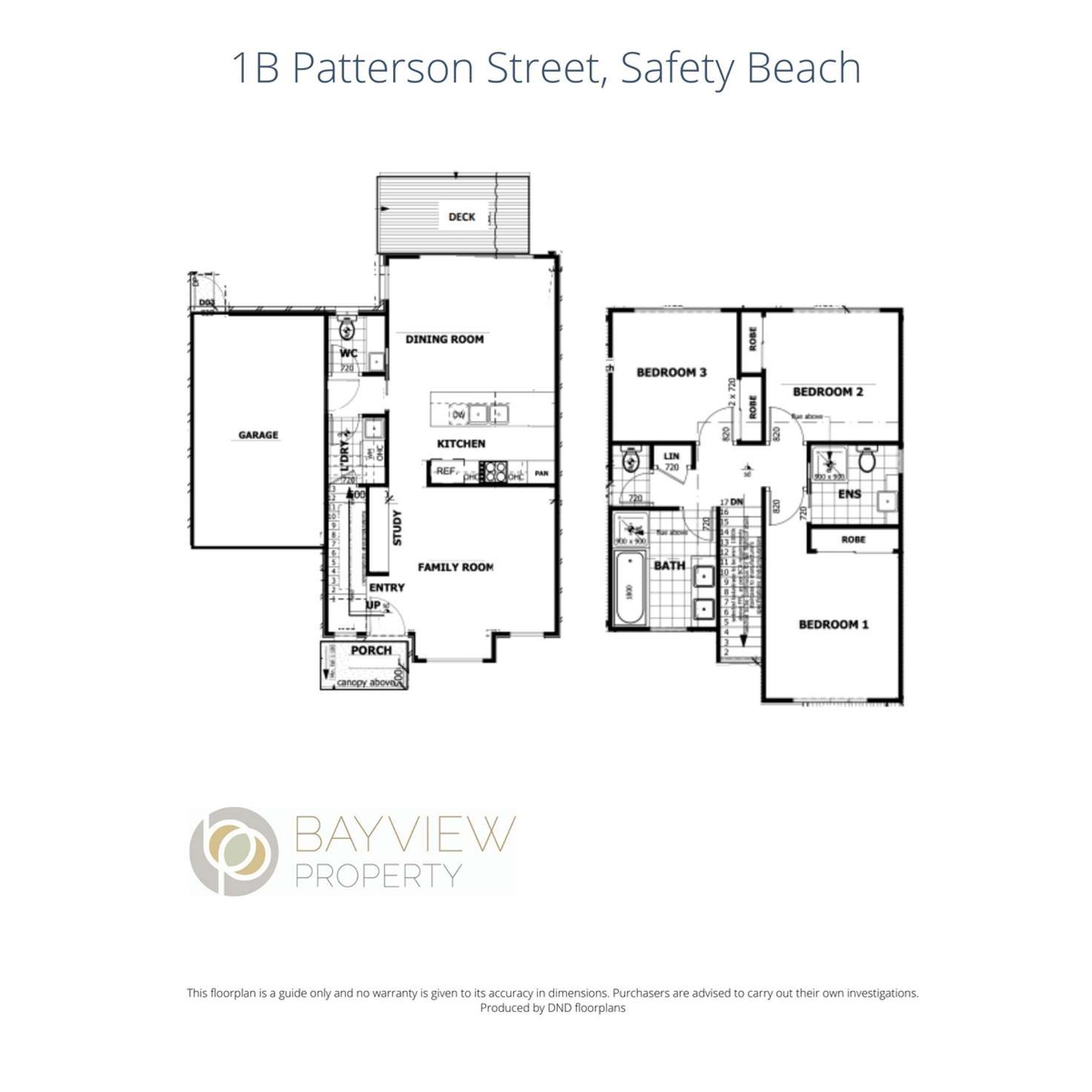 Floorplan of Homely townhouse listing, 1B Patterson Street, Safety Beach VIC 3936