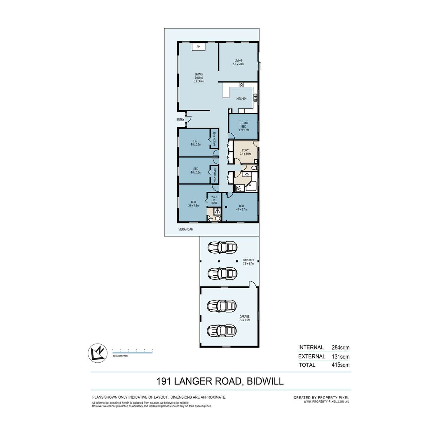 Floorplan of Homely house listing, 191 Langer Road, Bidwill QLD 4650
