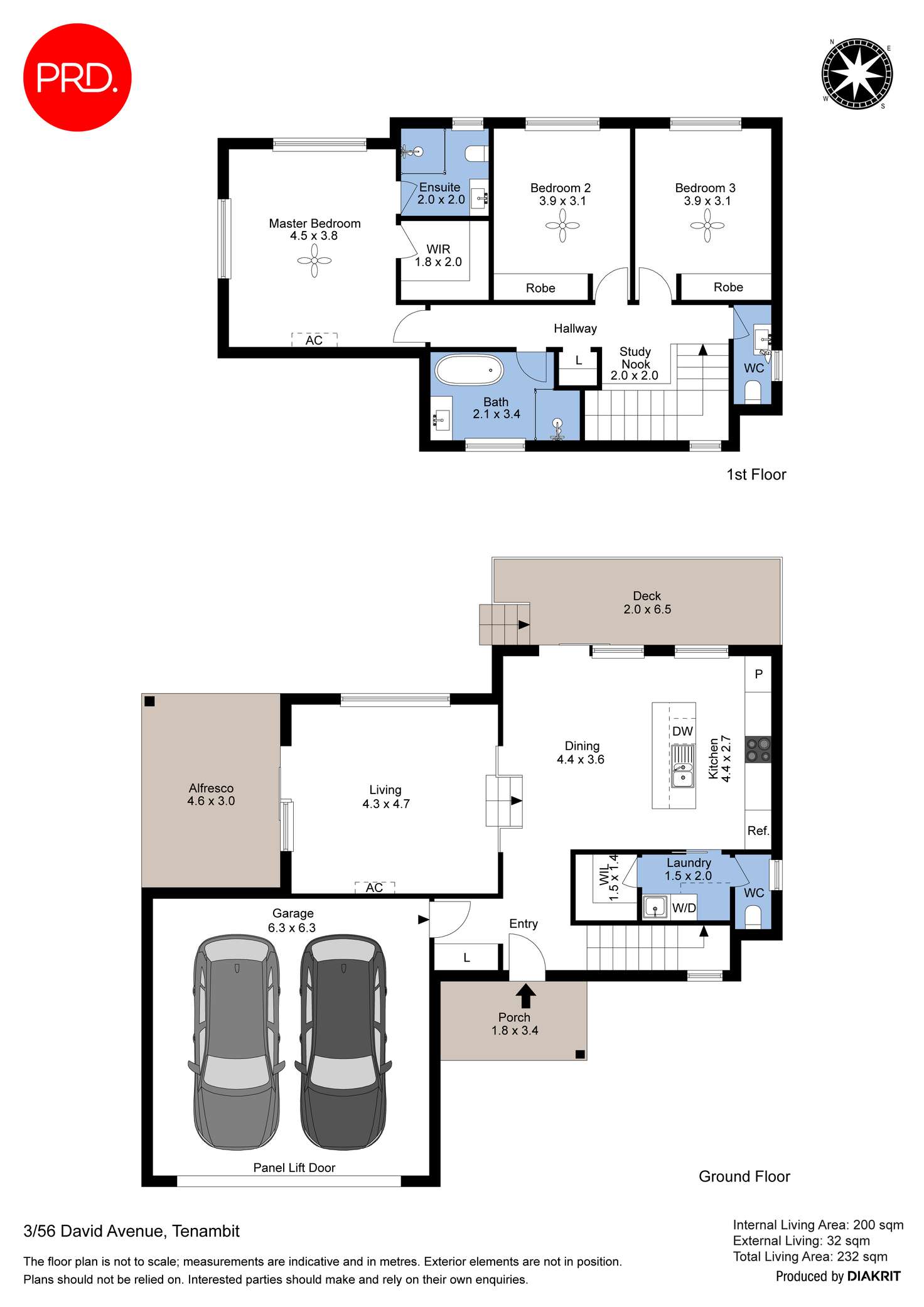 Floorplan of Homely townhouse listing, 3/56 David Avenue, Tenambit NSW 2323