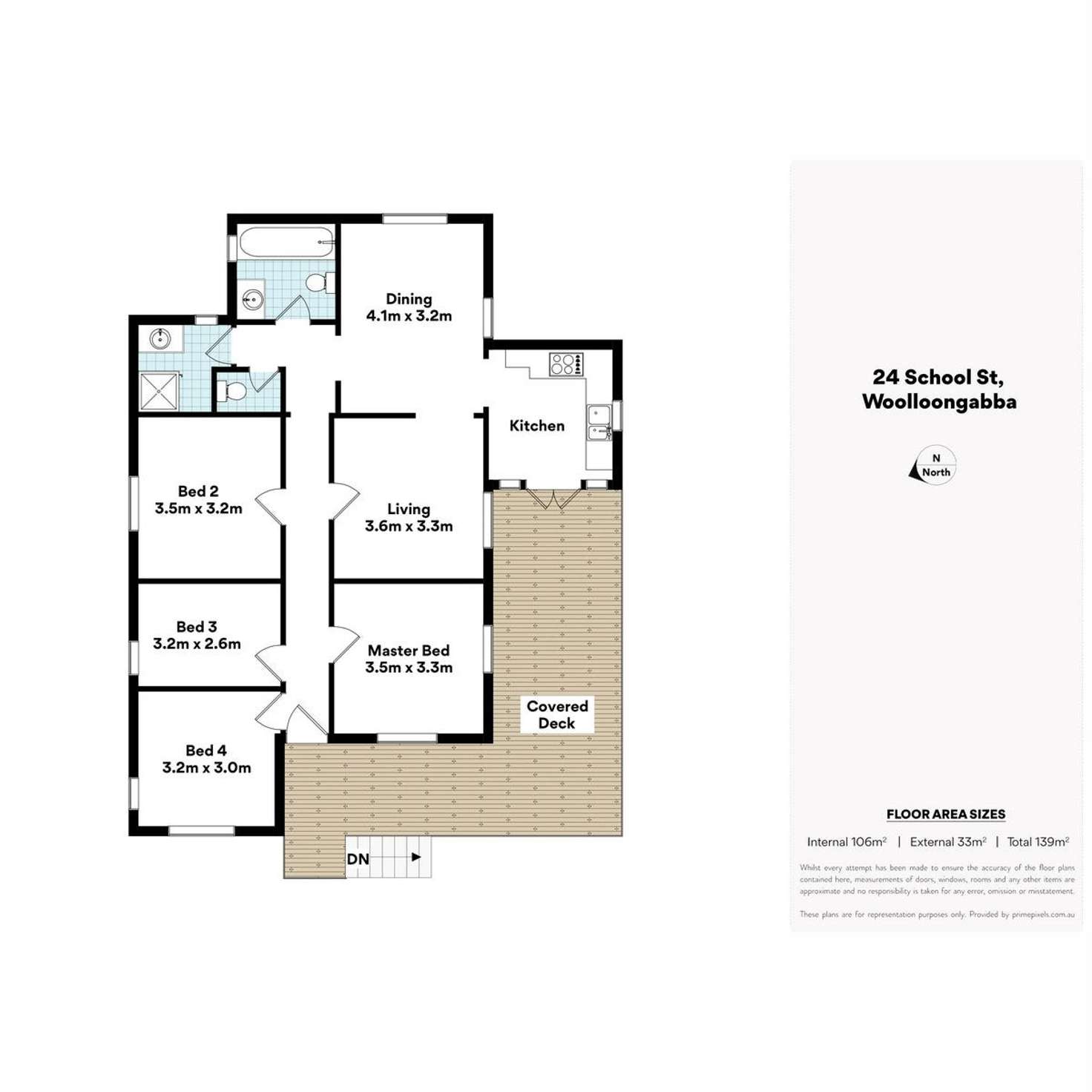 Floorplan of Homely house listing, 24 School Street, Woolloongabba QLD 4102