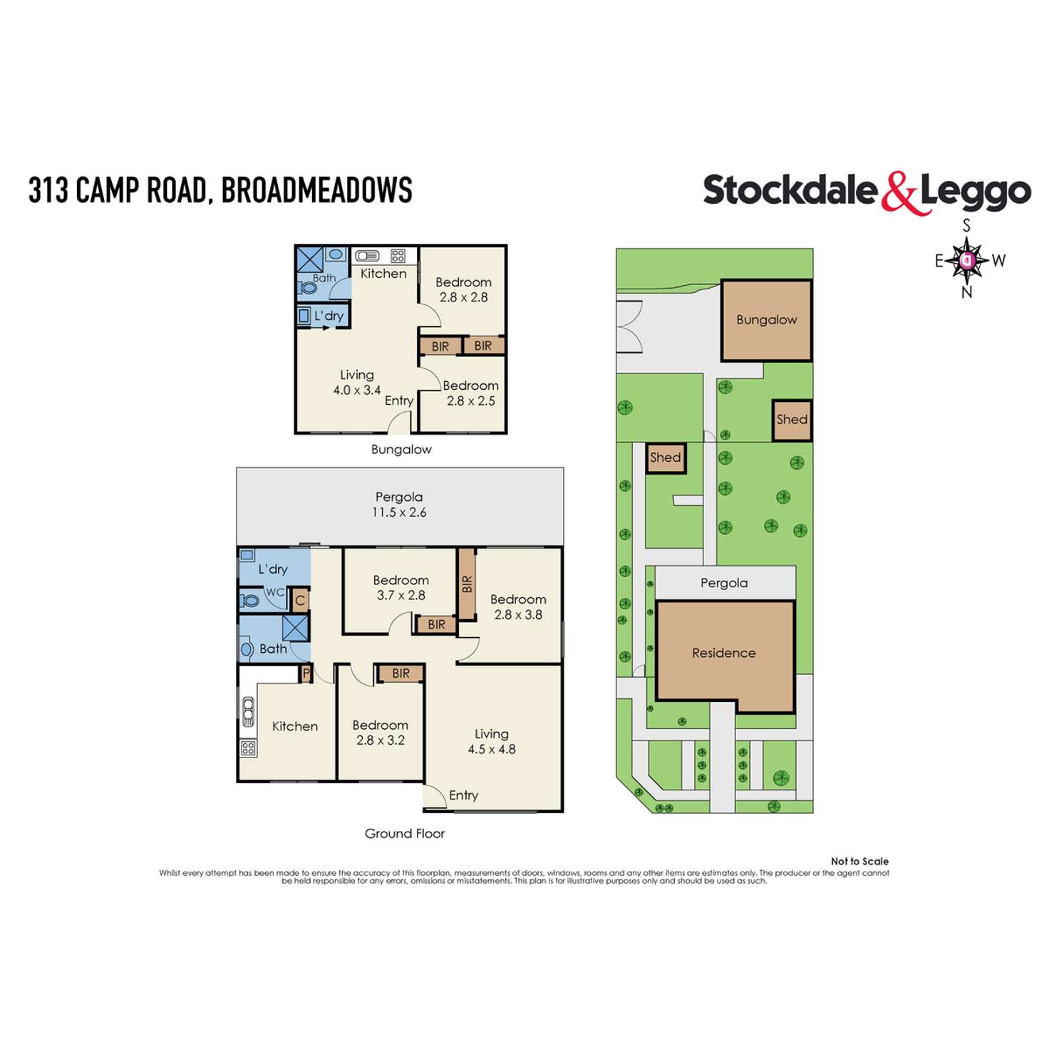 Floorplan of Homely house listing, 313 Camp Road, Broadmeadows VIC 3047