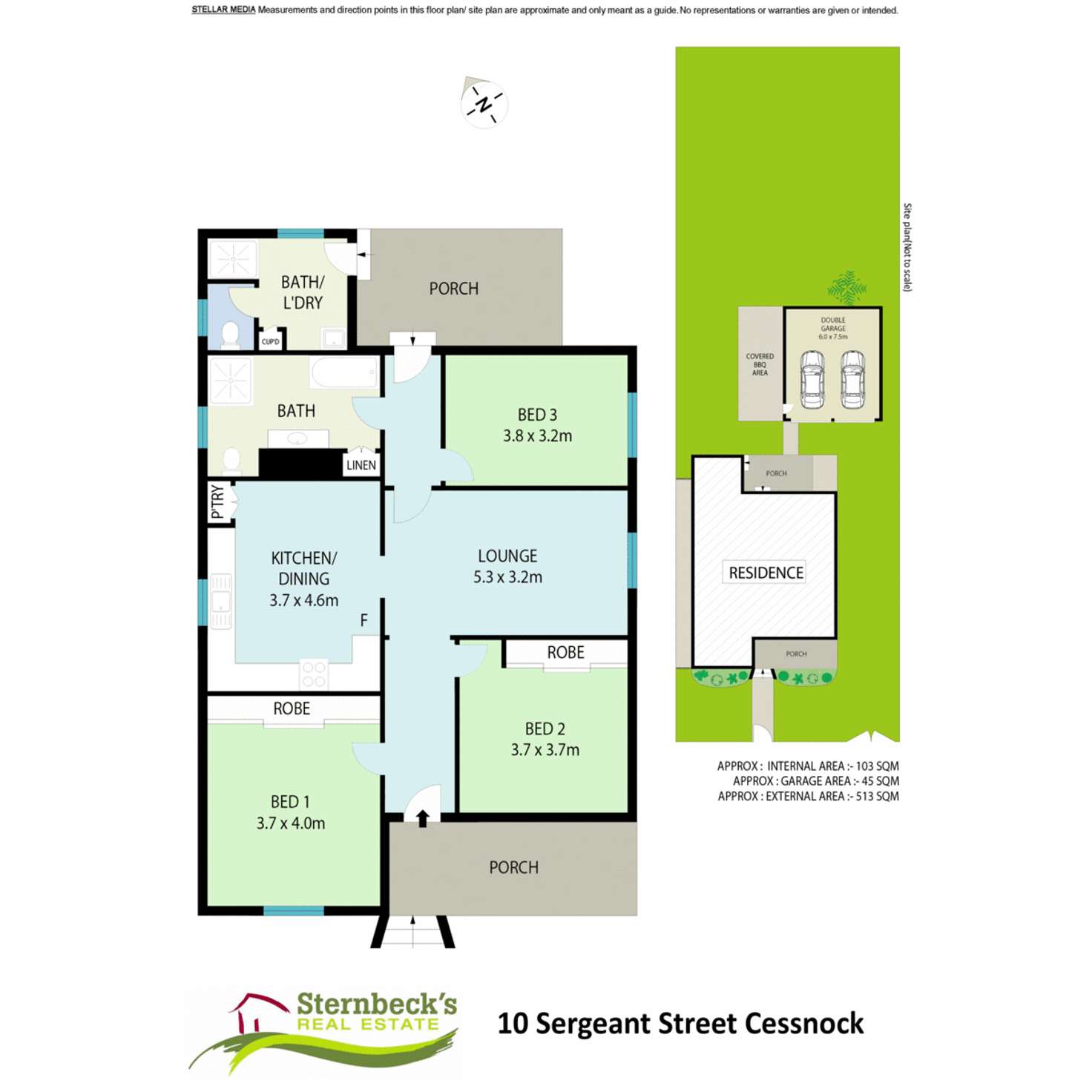 Floorplan of Homely house listing, 10 Sergeant Street, Cessnock NSW 2325